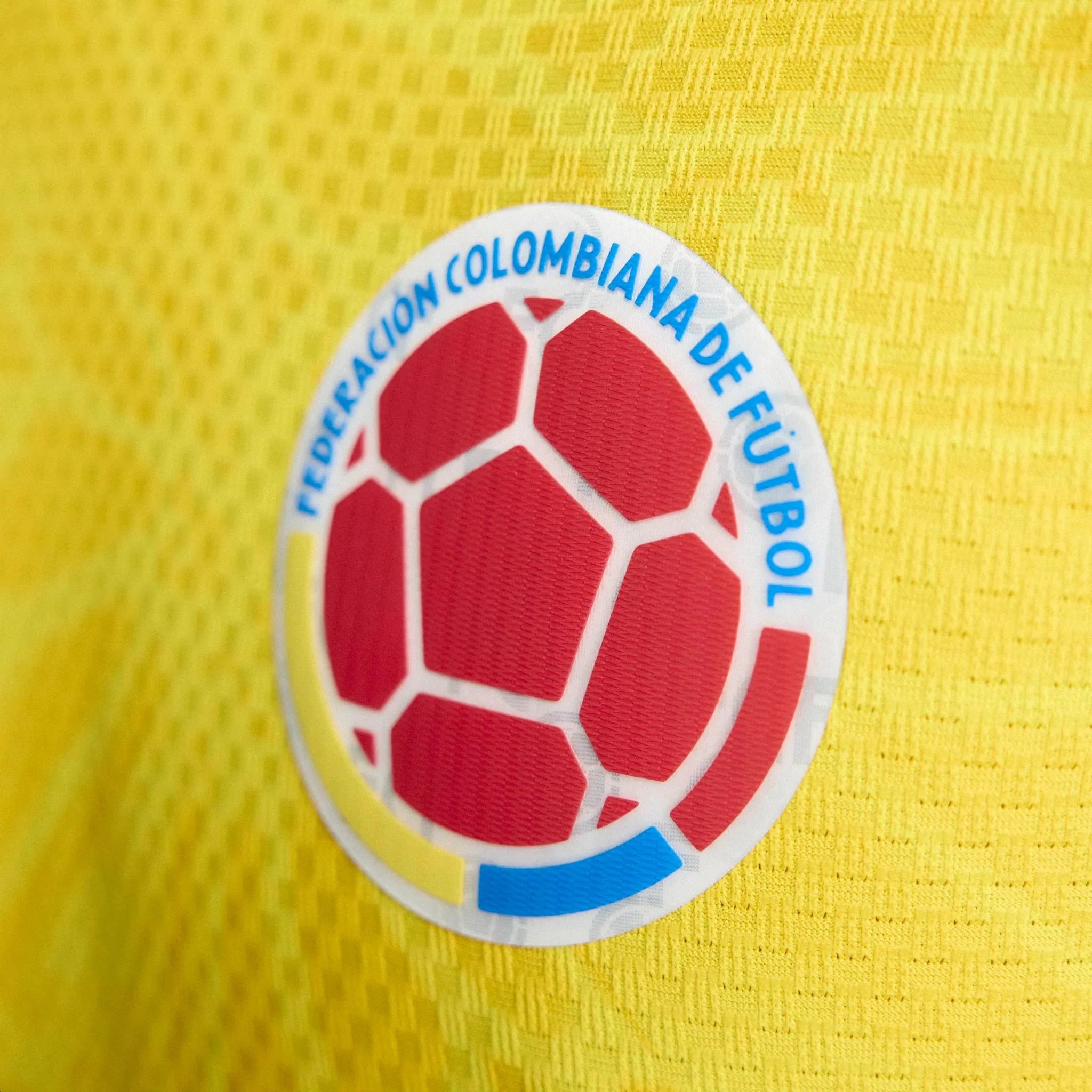 adidas 2026 Colombia Men's Authentic Home Long-Sleeve Soccer Jersey 7