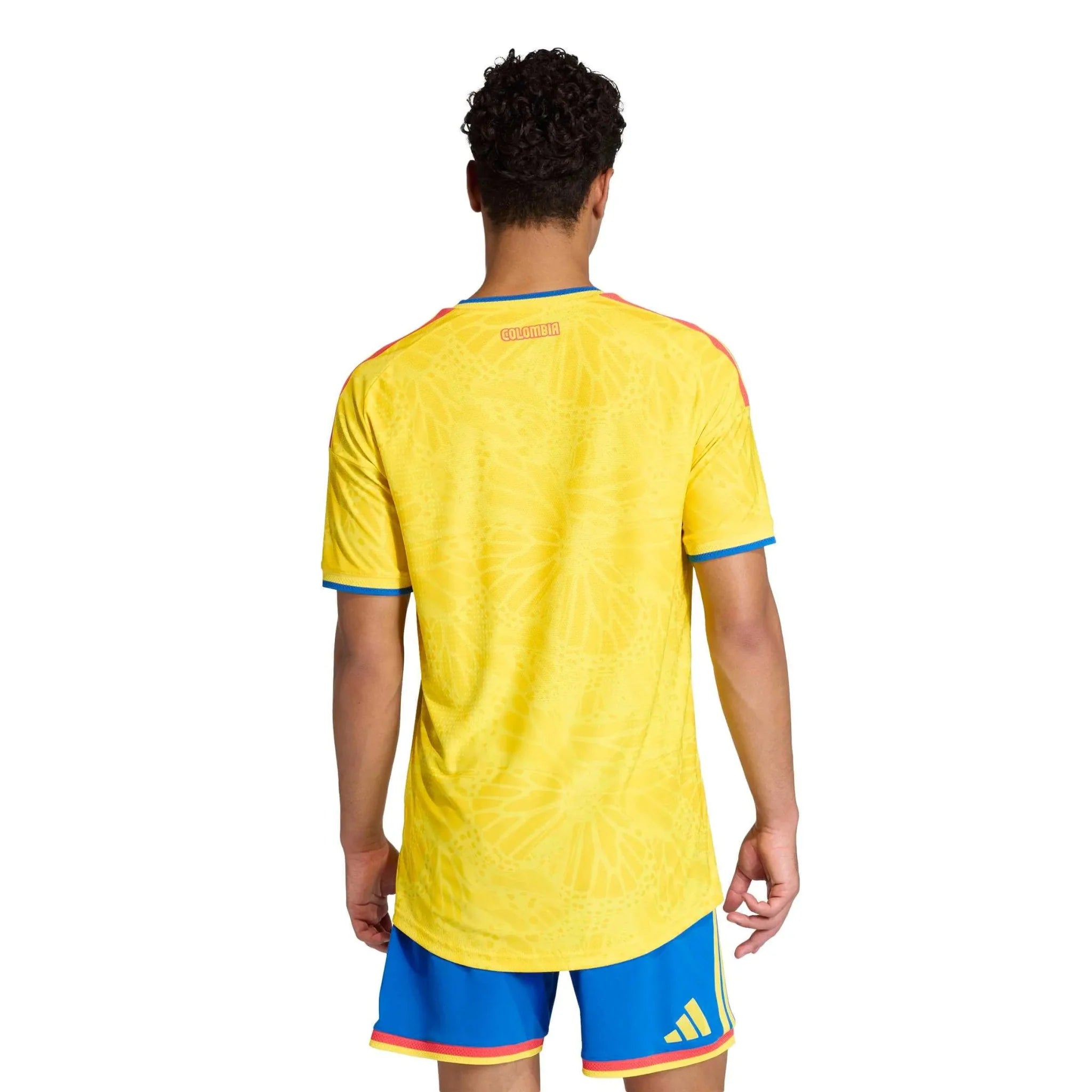 adidas 2026 Colombia Men's Authentic Home Soccer Jersey 4