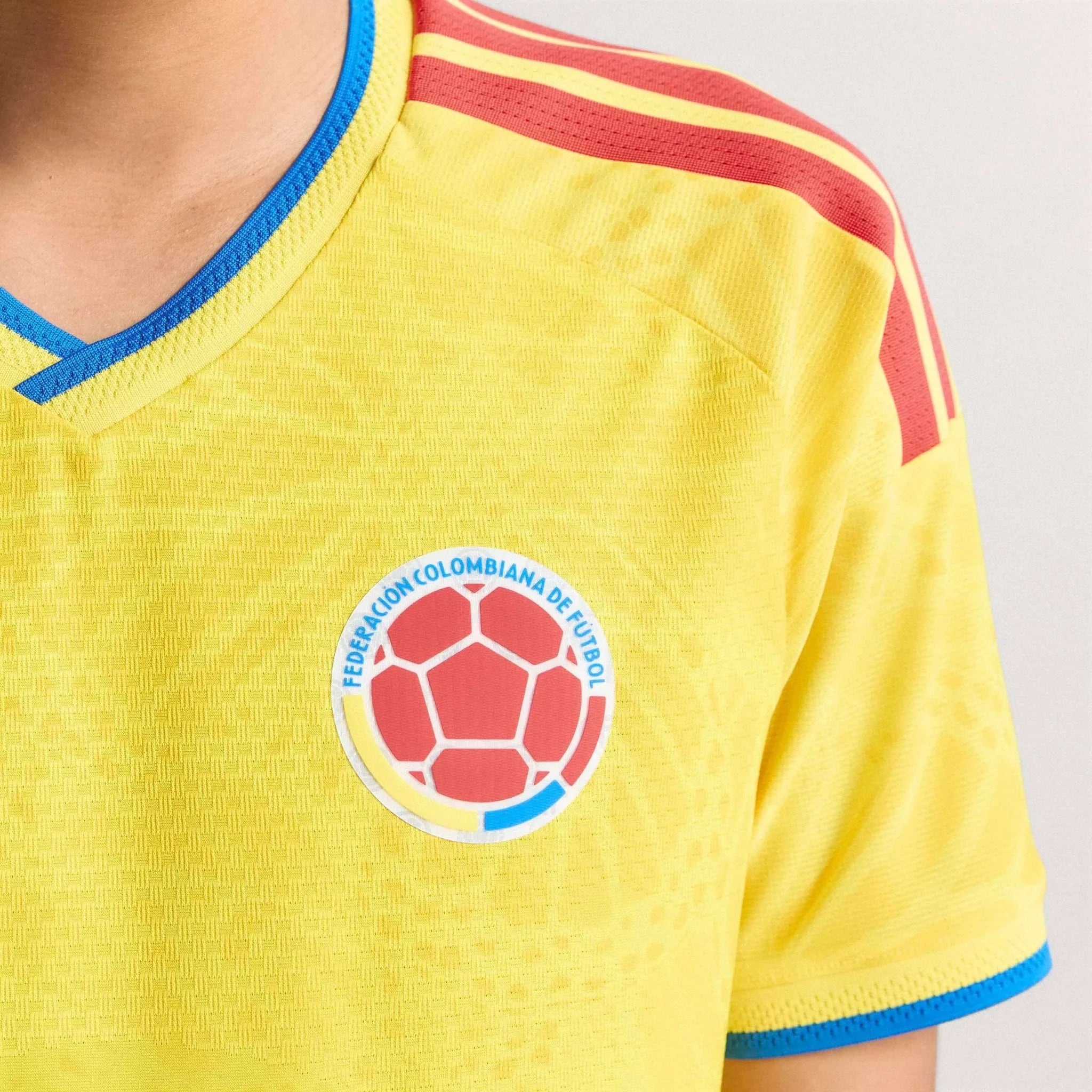 adidas 2026 Colombia Men's Authentic Home Soccer Jersey 9