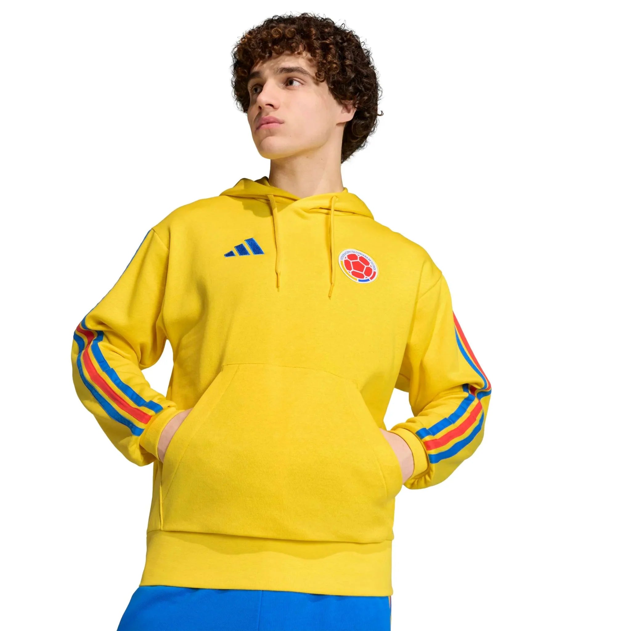 adidas 2026 Colombia Men's DNA Fleece Hoodie 4