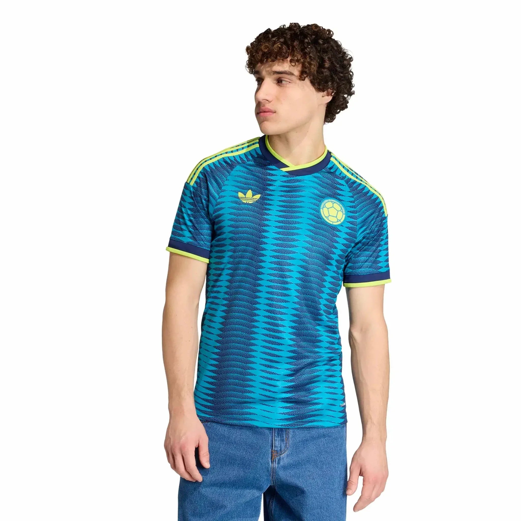 adidas 2026 Colombia Men's Stadium Away Soccer Jersey 3