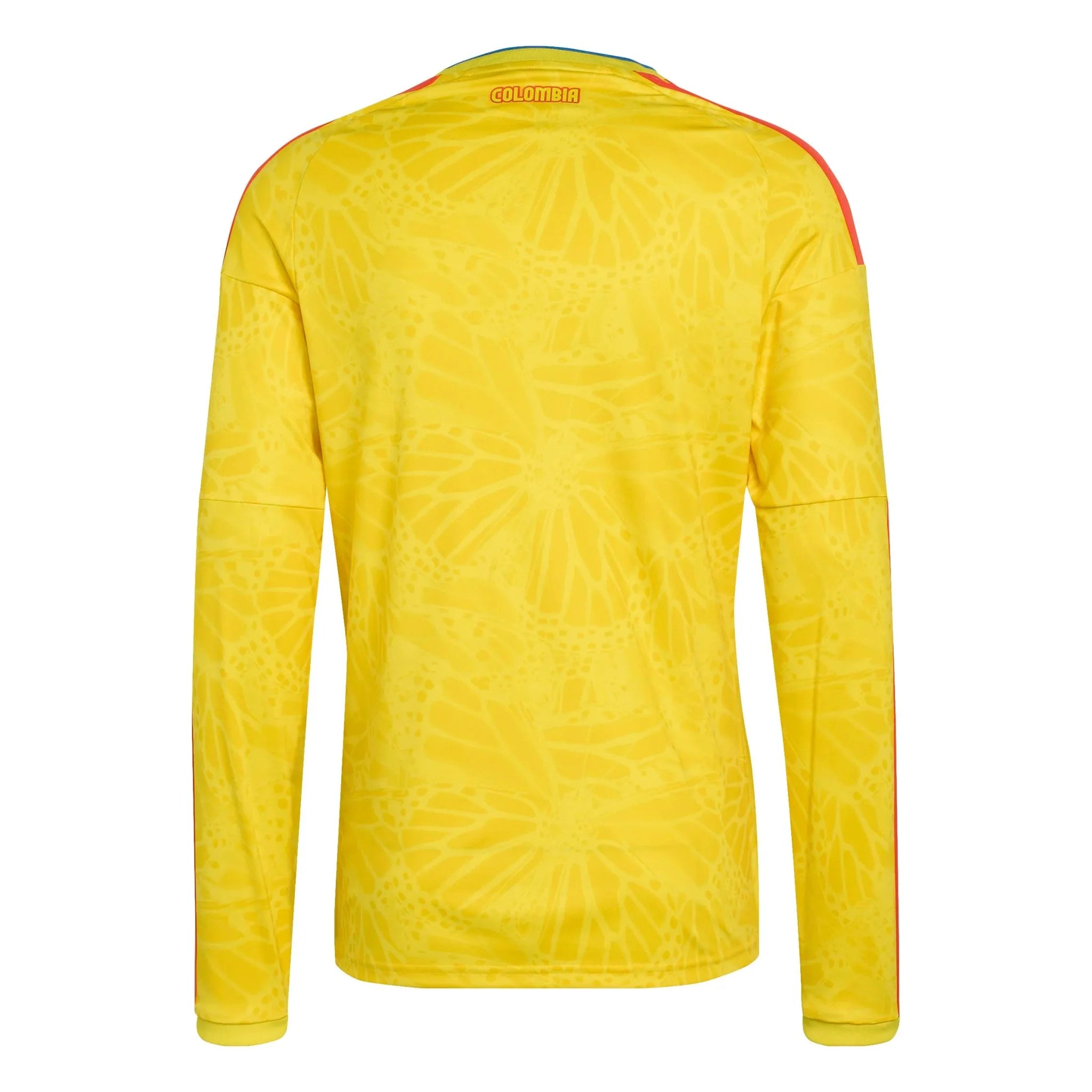 adidas 2026 Colombia Men's Stadium Home Long-Sleeve Soccer Jersey 2