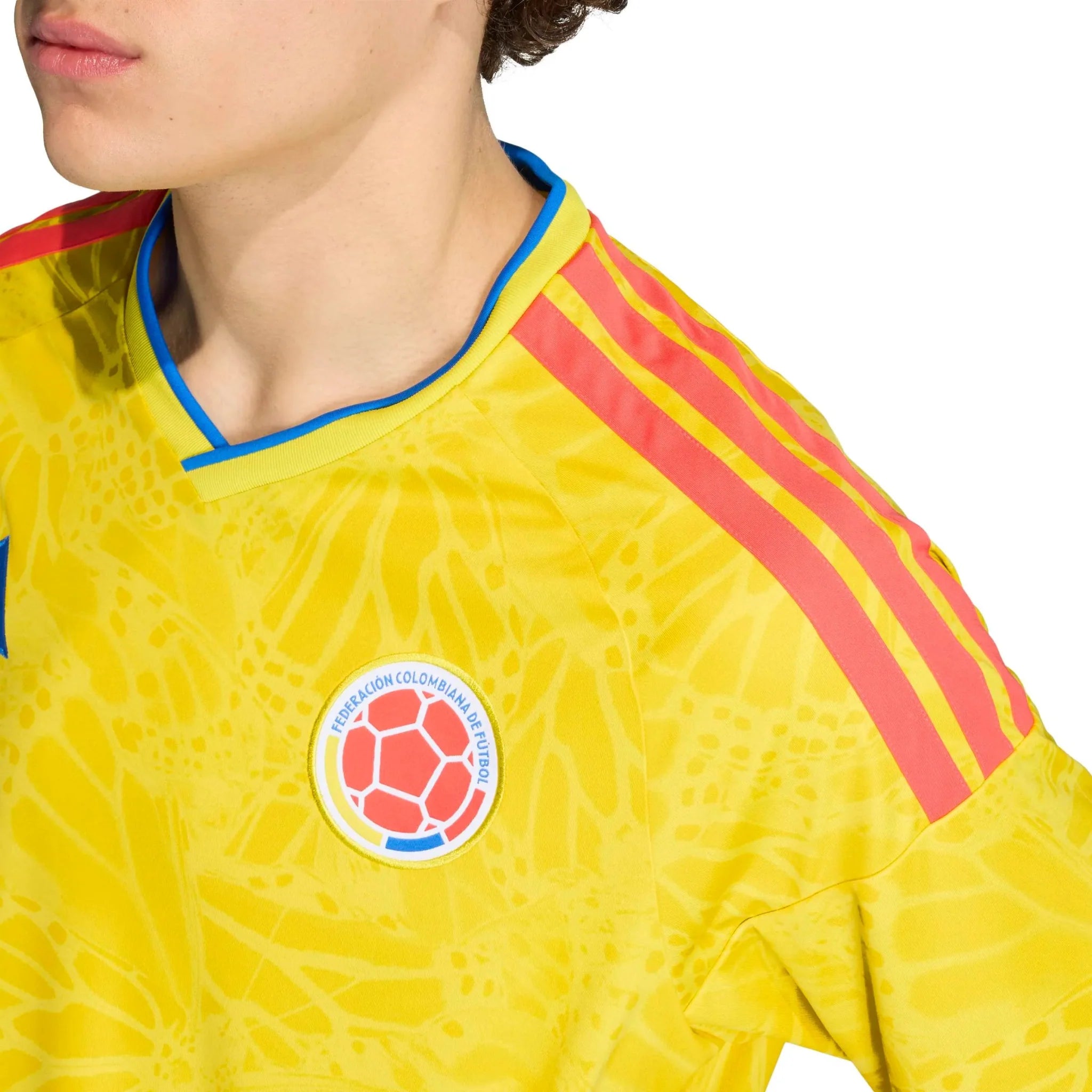 adidas 2026 Colombia Men's Stadium Home Soccer Jersey 6