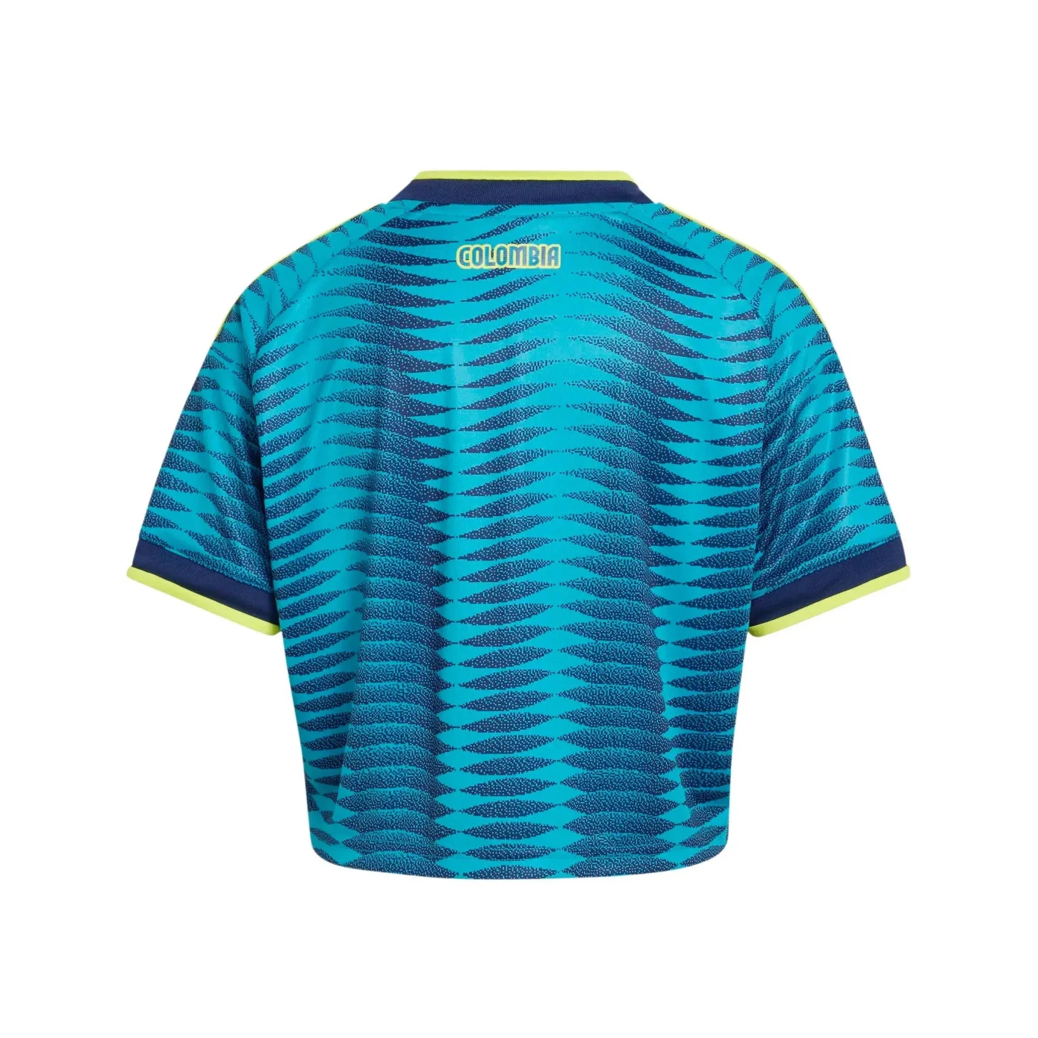 adidas 2026 Colombia Women's Stadium Away Cropped Soccer Jersey 2