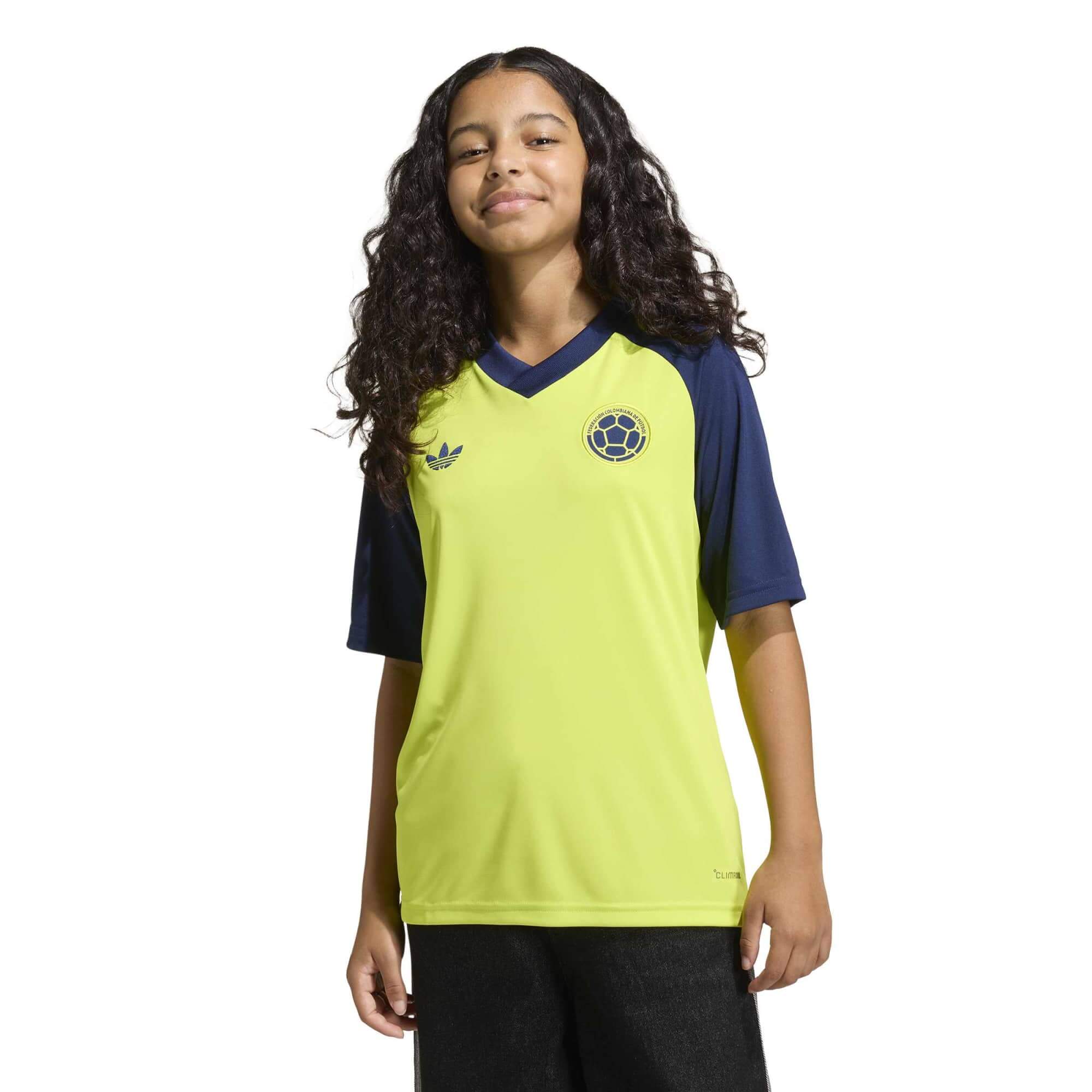 adidas 2026 Colombia Youth Away Pre-Match Soccer Jersey 5