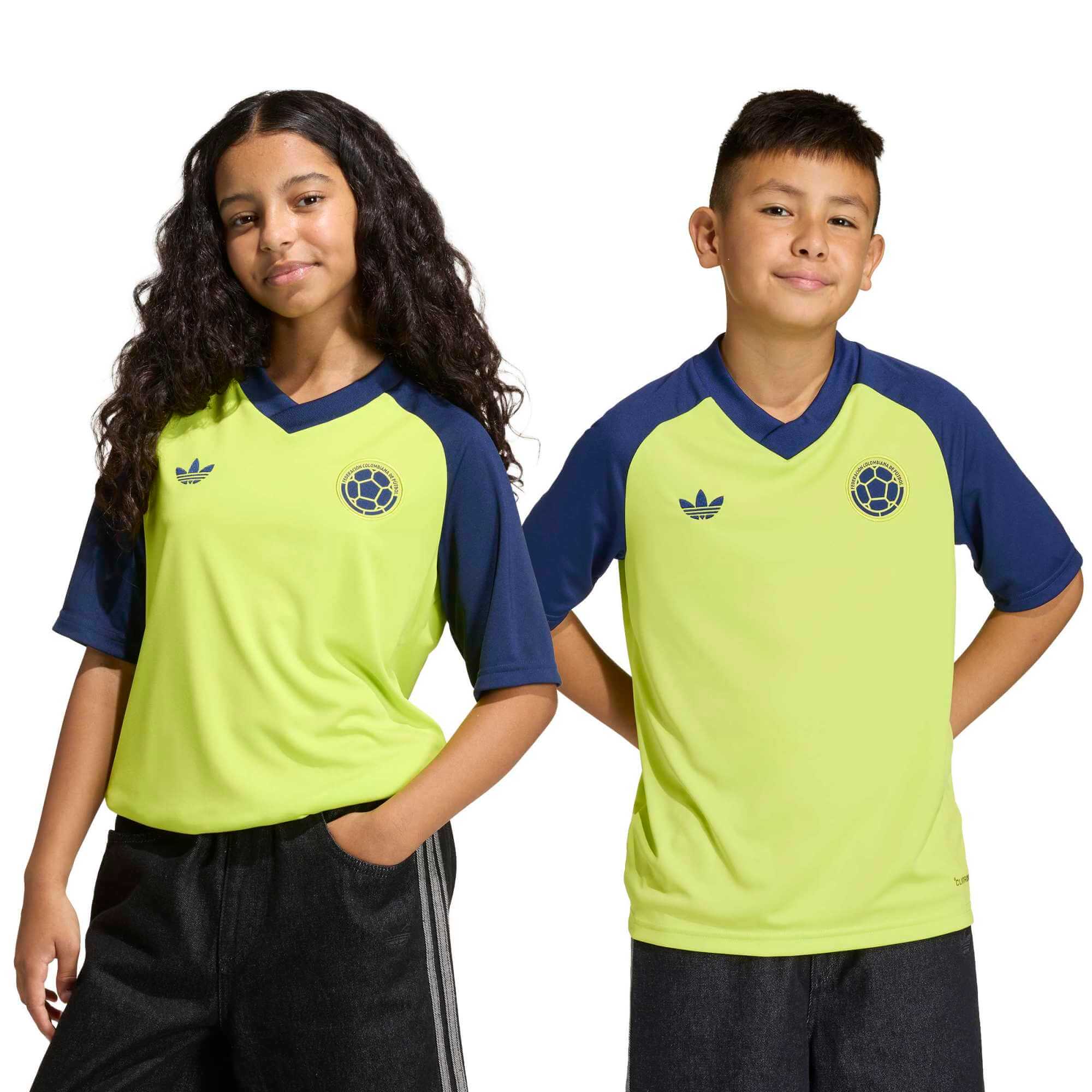 adidas 2026 Colombia Youth Away Pre-Match Soccer Jersey 7
