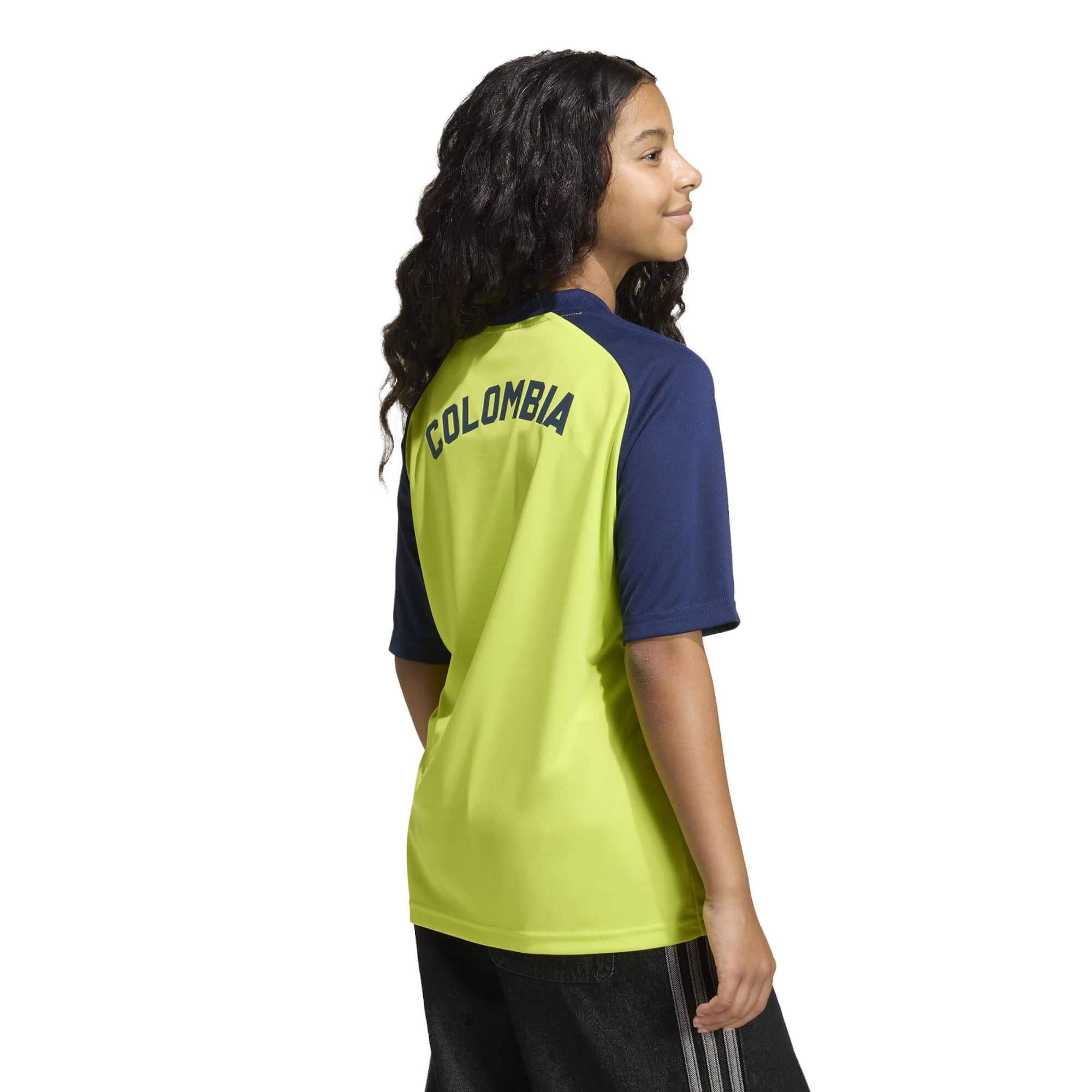 adidas 2026 Colombia Youth Away Pre-Match Soccer Jersey 6