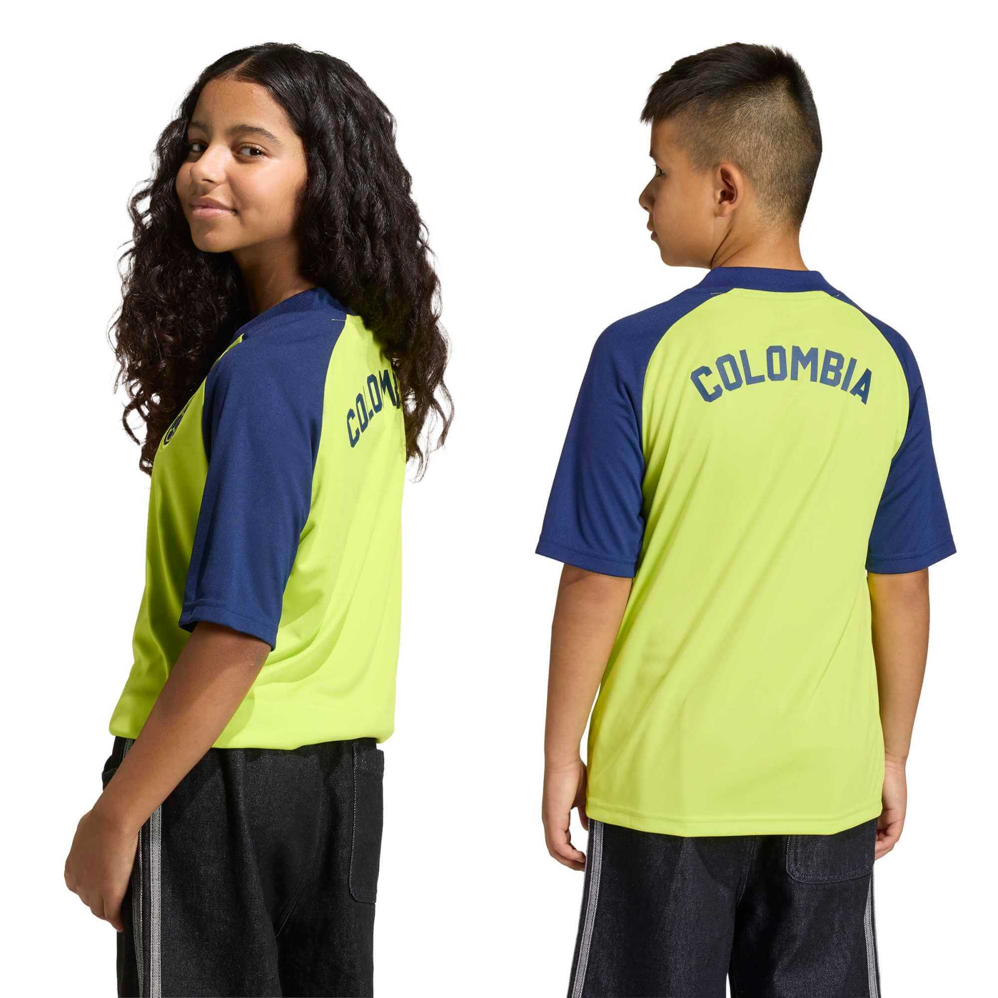 adidas 2026 Colombia Youth Away Pre-Match Soccer Jersey 8