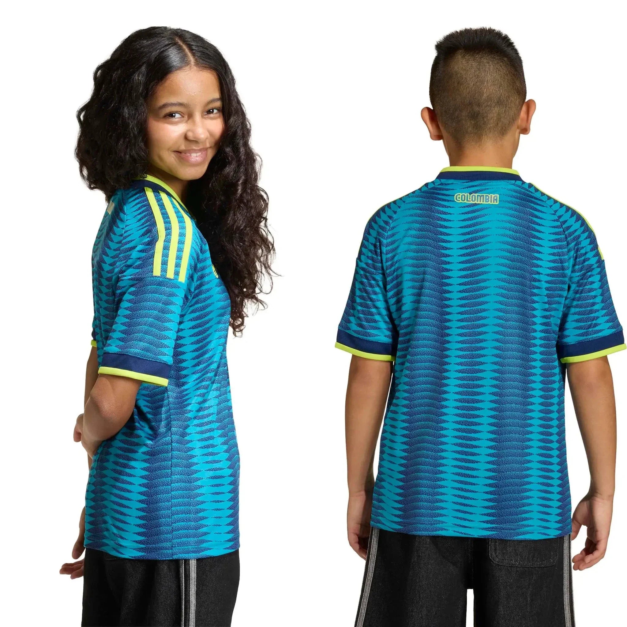 adidas 2026 Colombia Youth Stadium Away Soccer Jersey 9