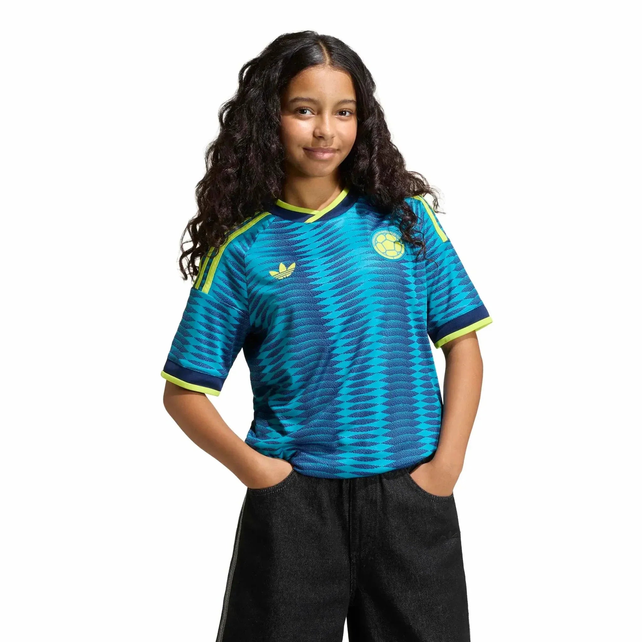 adidas 2026 Colombia Youth Stadium Away Soccer Jersey 5