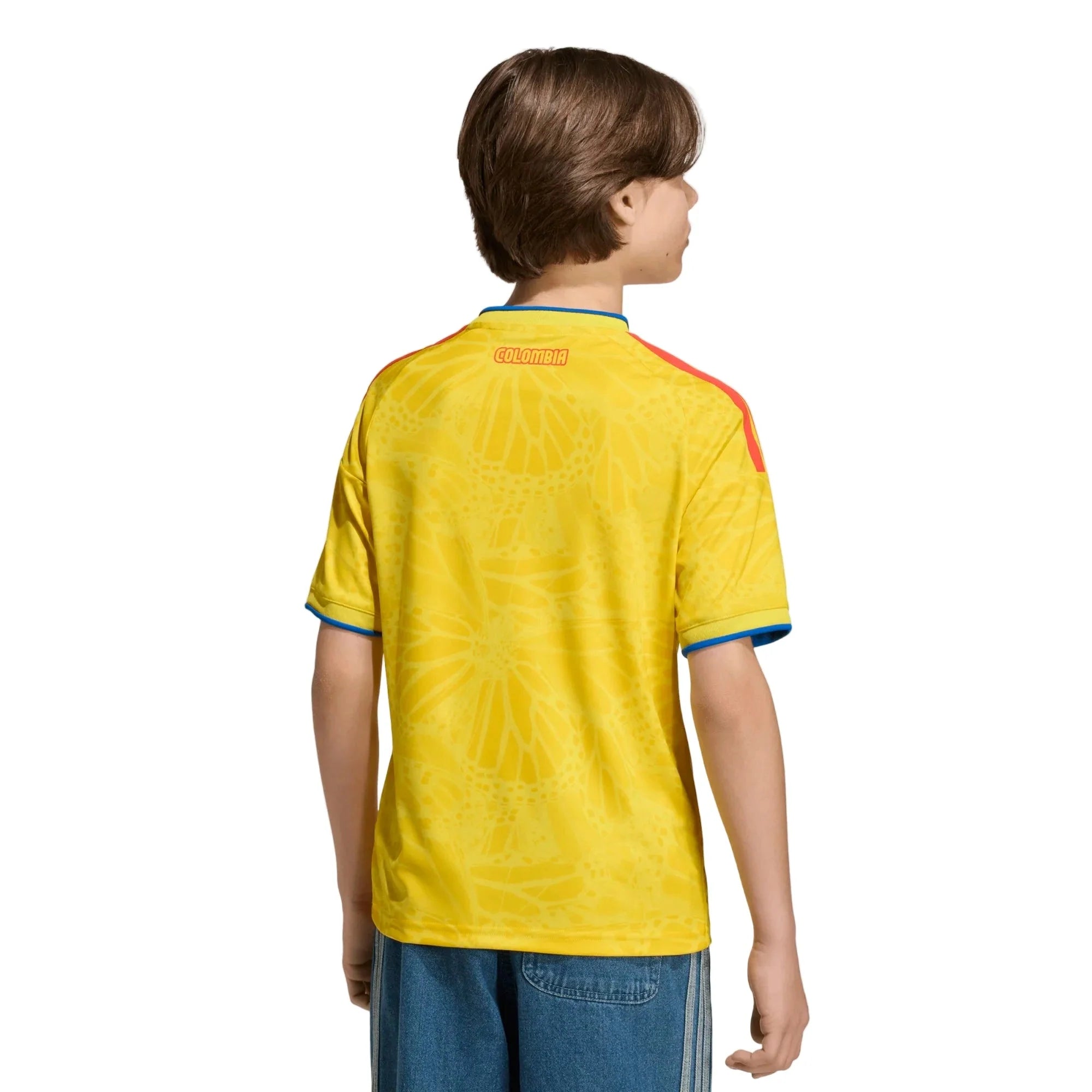 adidas 2026 Colombia Youth Stadium Home Soccer Jersey 6