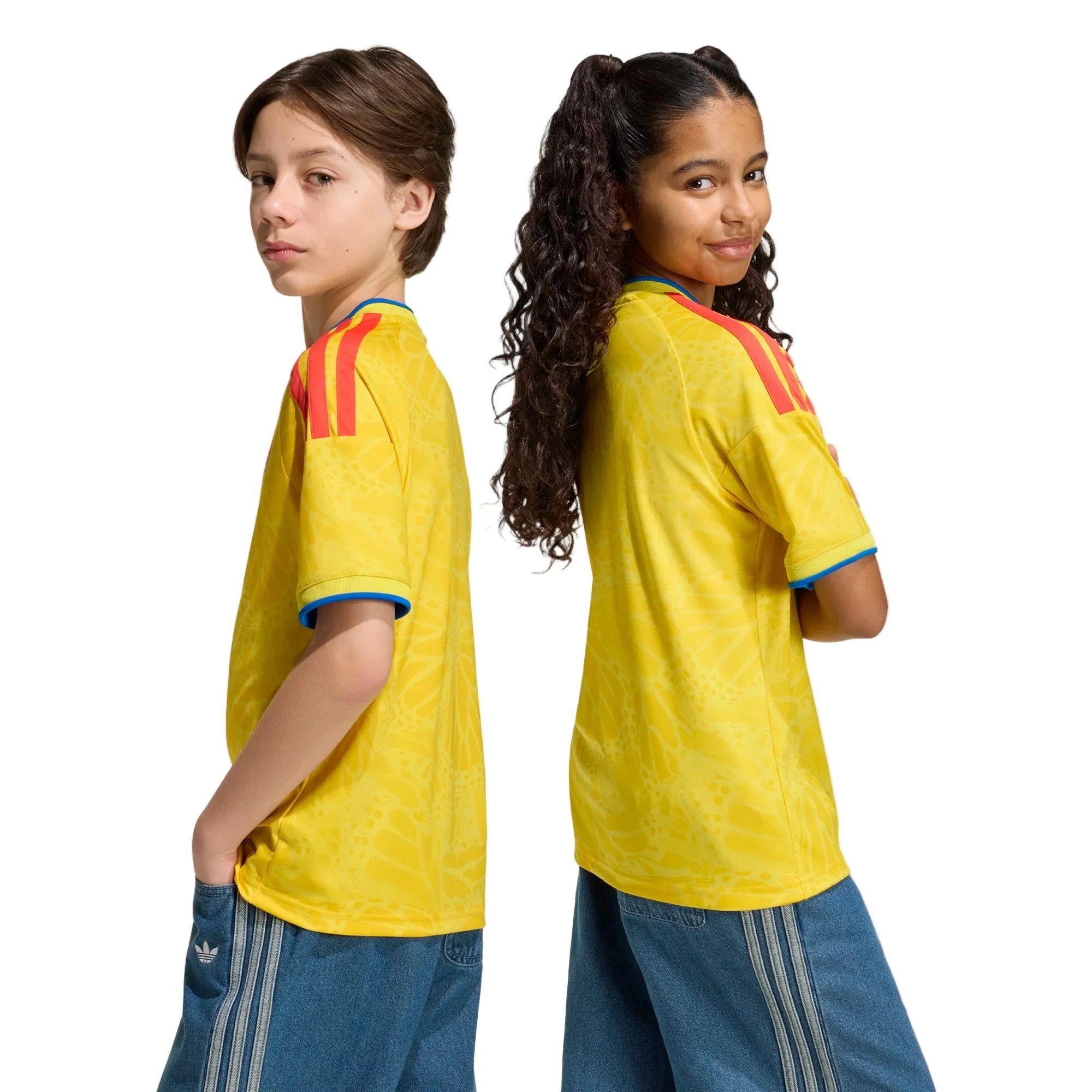 adidas 2026 Colombia Youth Stadium Home Soccer Jersey 9