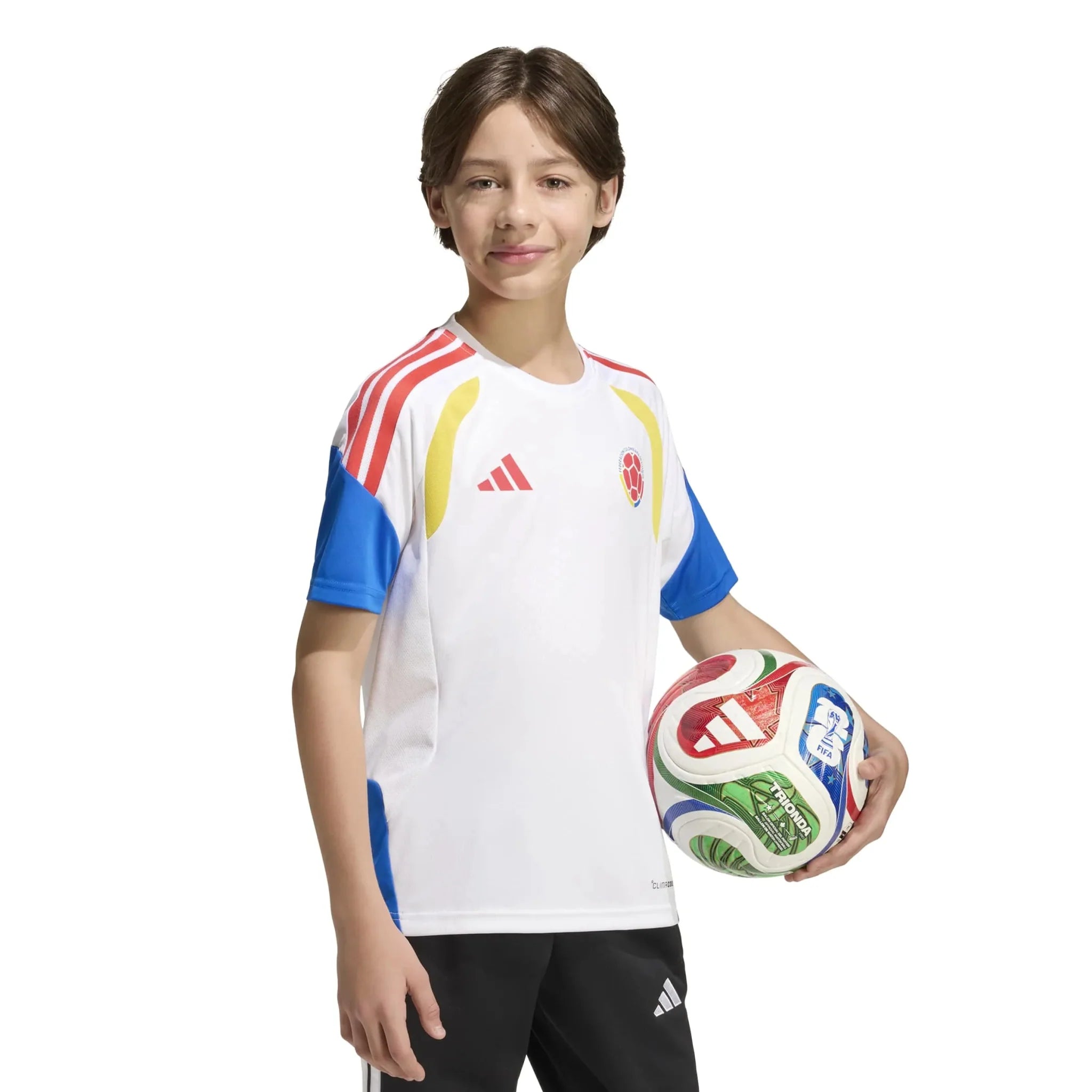 adidas 2026 Colombia Youth Training Soccer Jersey 6