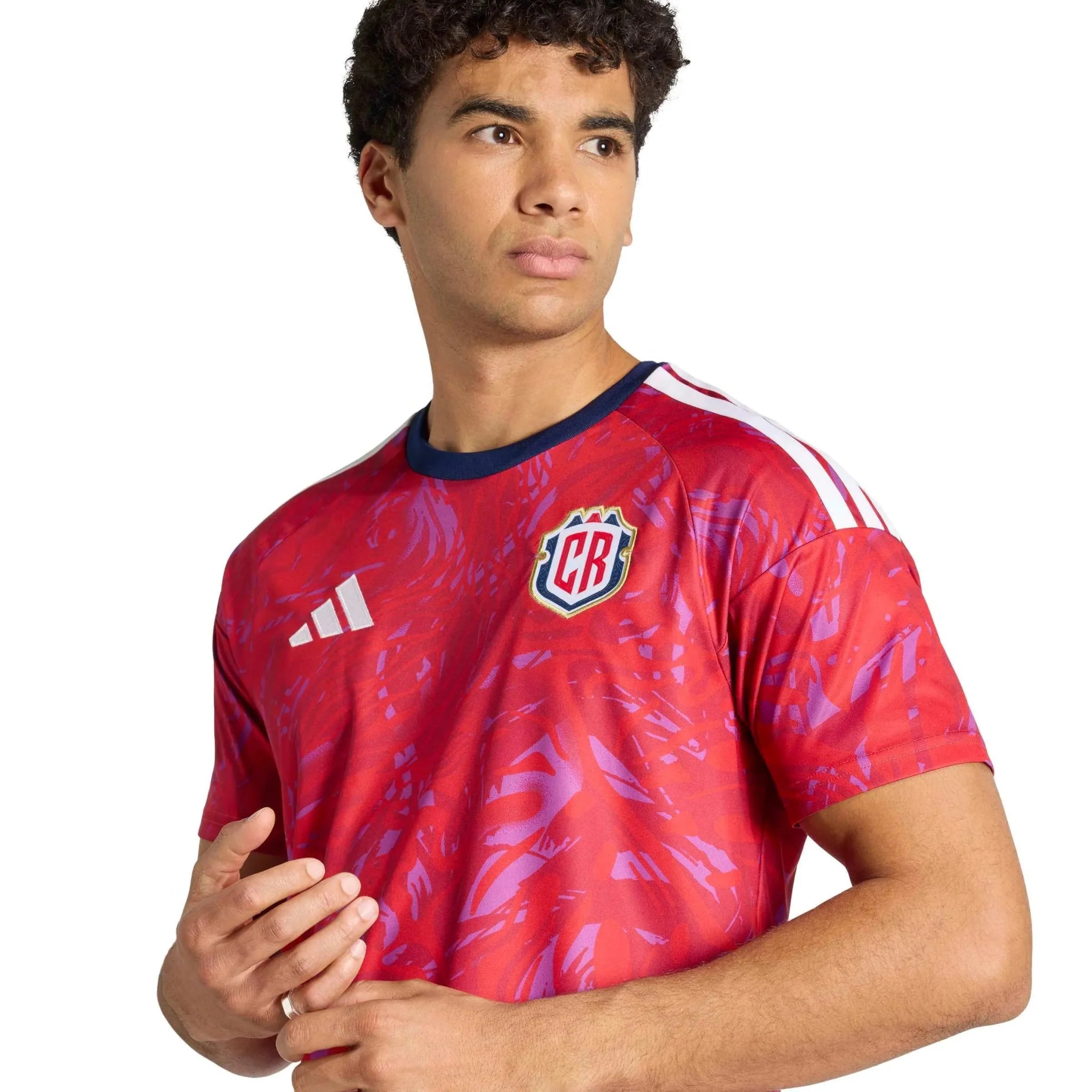 adidas 2026 Costa Rica Men's Stadium Home Soccer Jersey 5