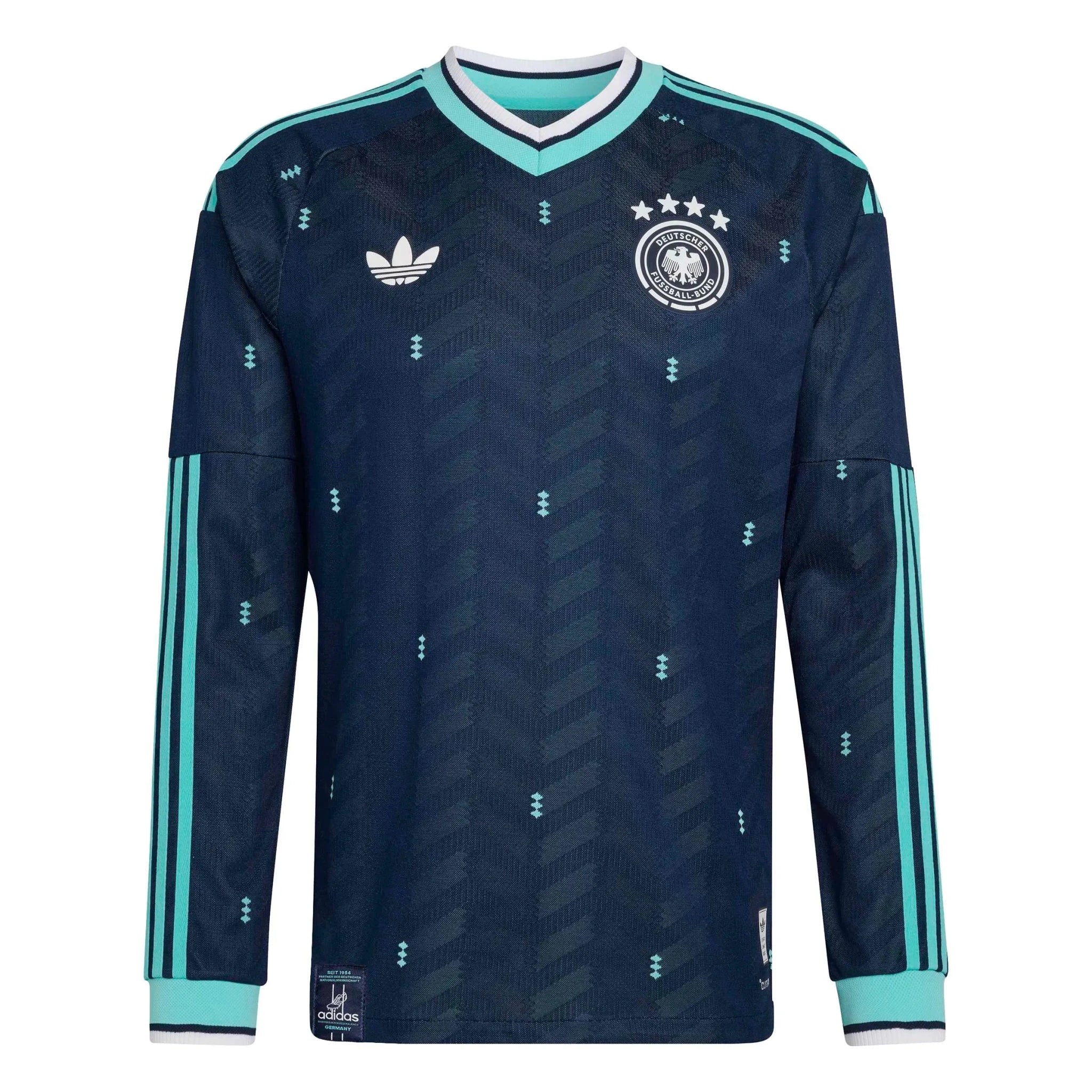 adidas 2026 Germany Men's Authentic Away Long-Sleeve Soccer Jersey 1