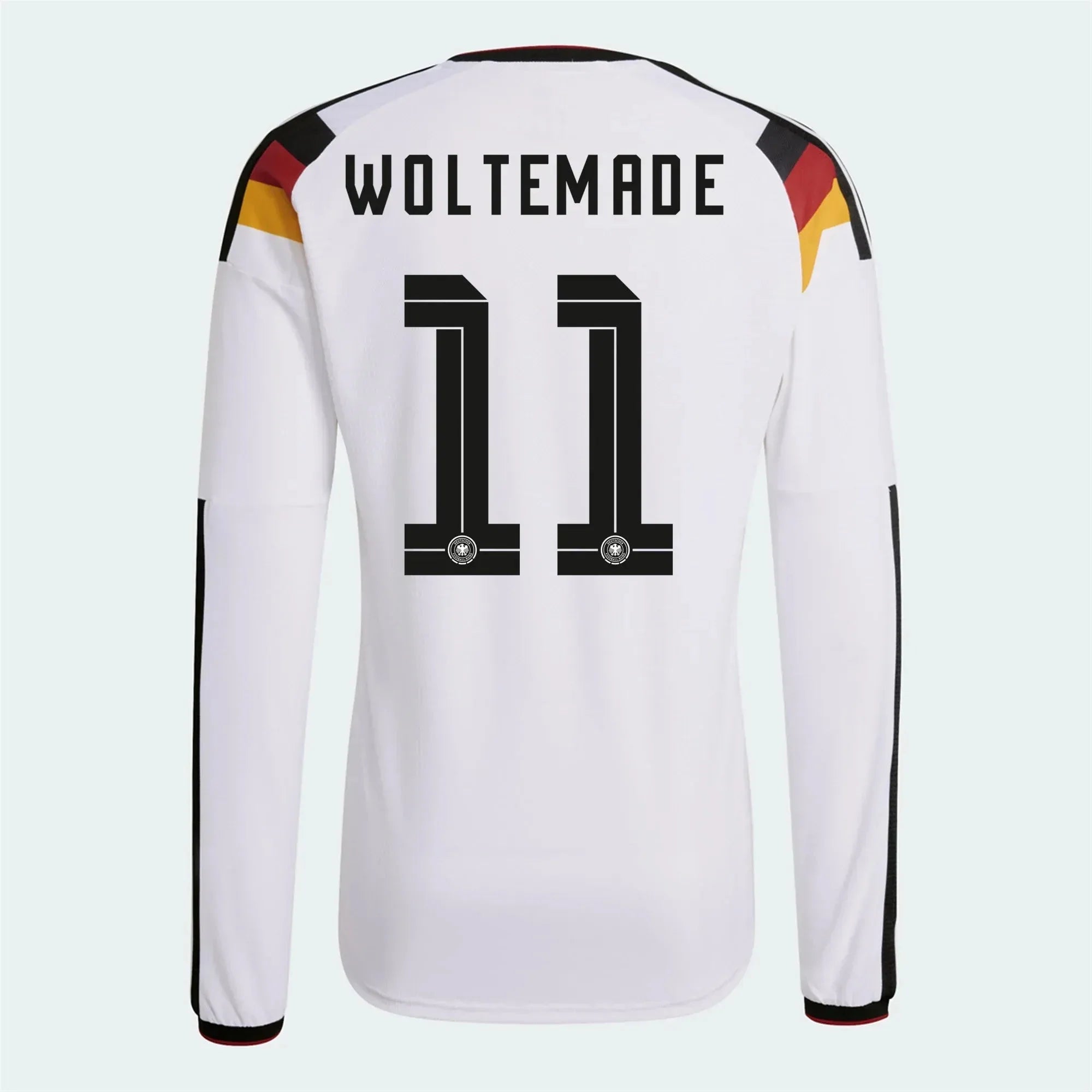 adidas 2026 Germany Men's Authentic Home Long-Sleeve Soccer Jersey 11