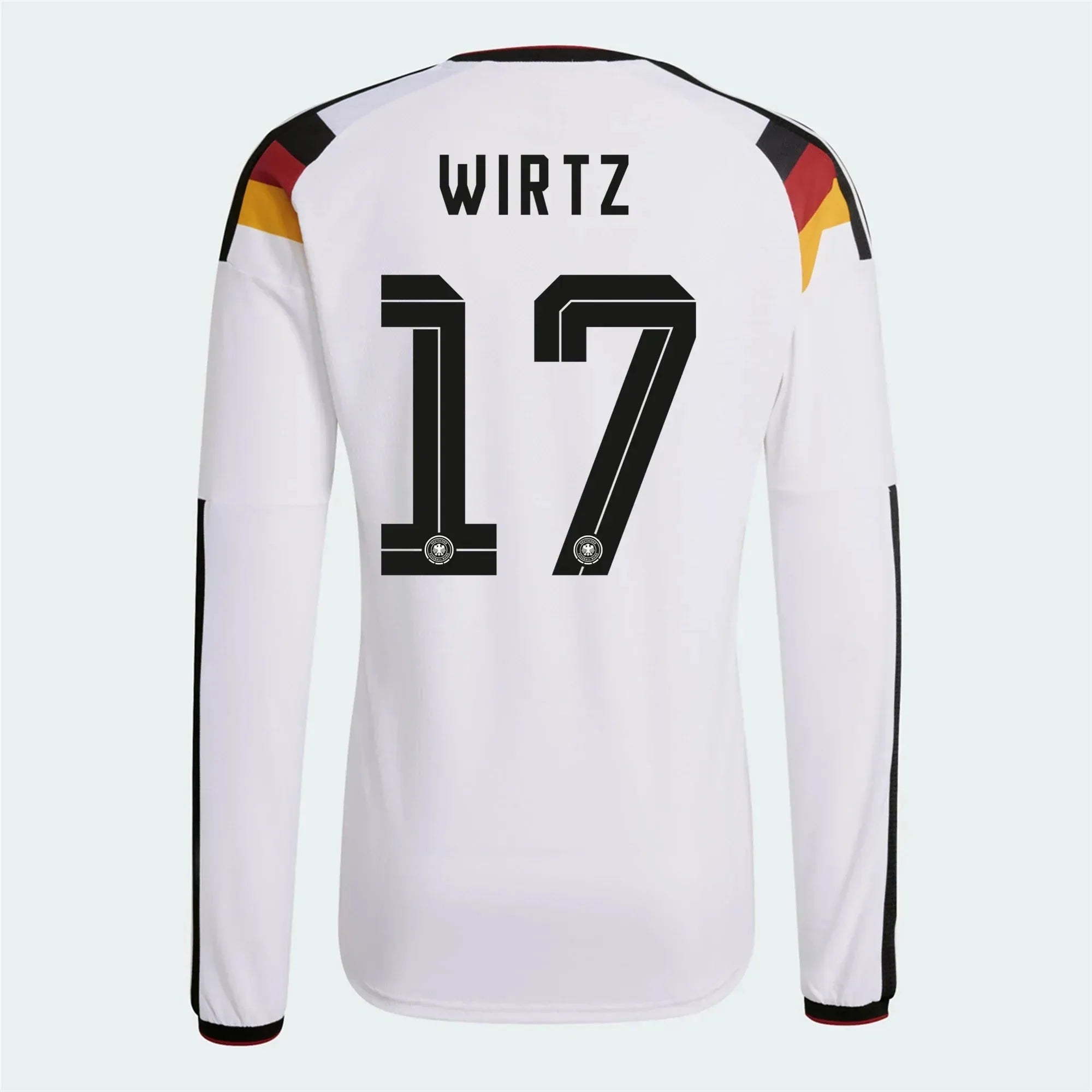 adidas 2026 Germany Men's Authentic Home Long-Sleeve Soccer Jersey 10
