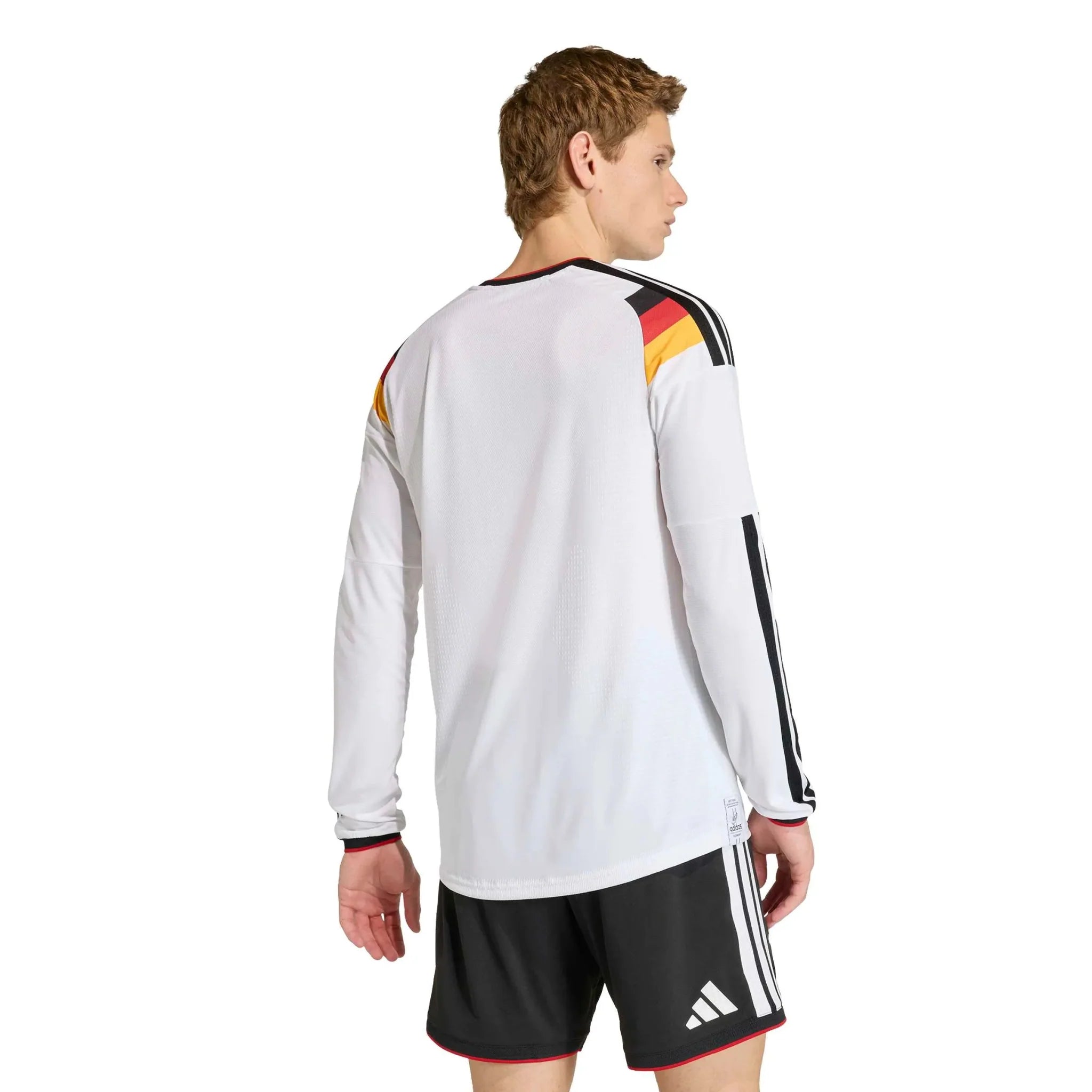 adidas 2026 Germany Men's Authentic Home Long-Sleeve Soccer Jersey 4