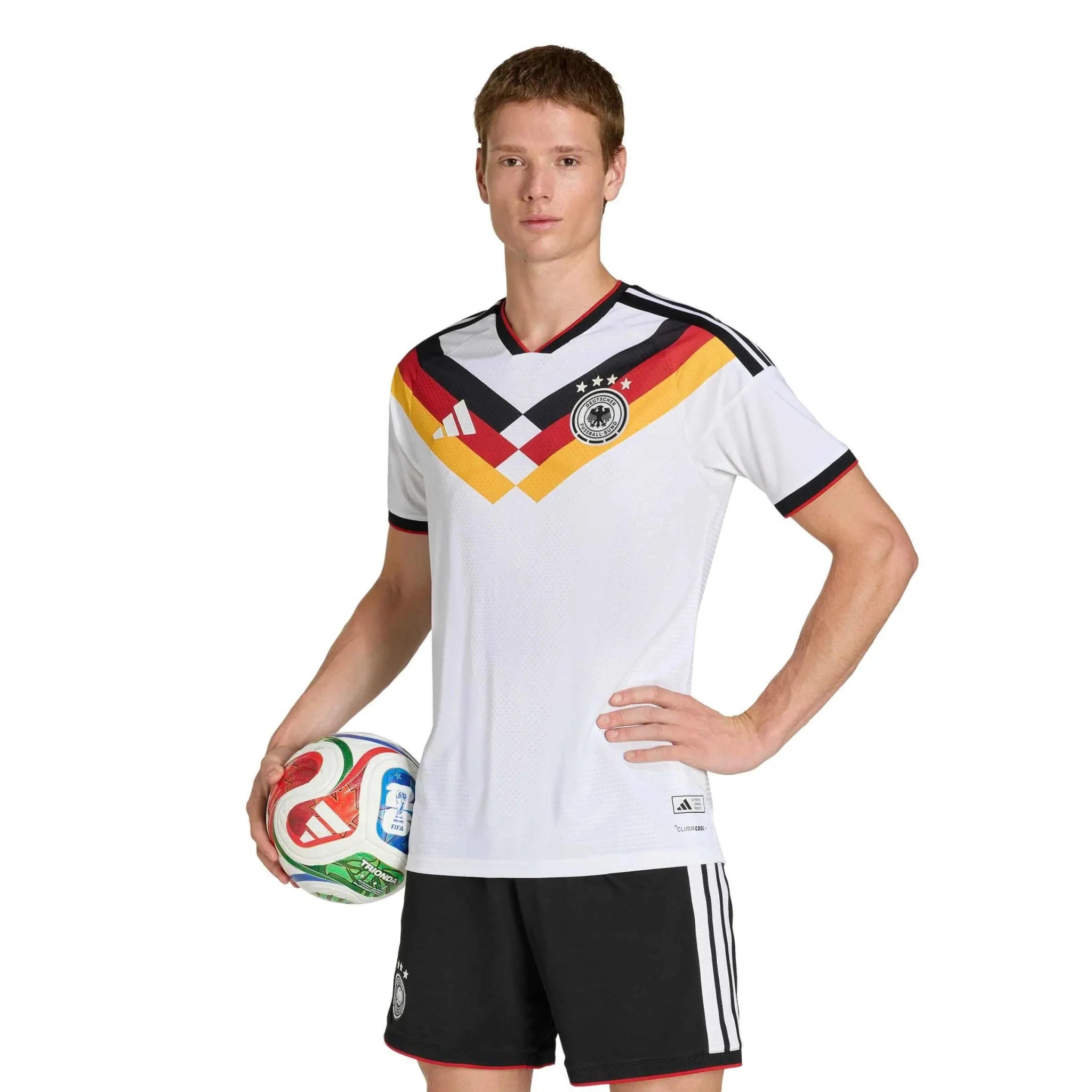 adidas 2026 Germany Men's Authentic Home Soccer Jersey 3