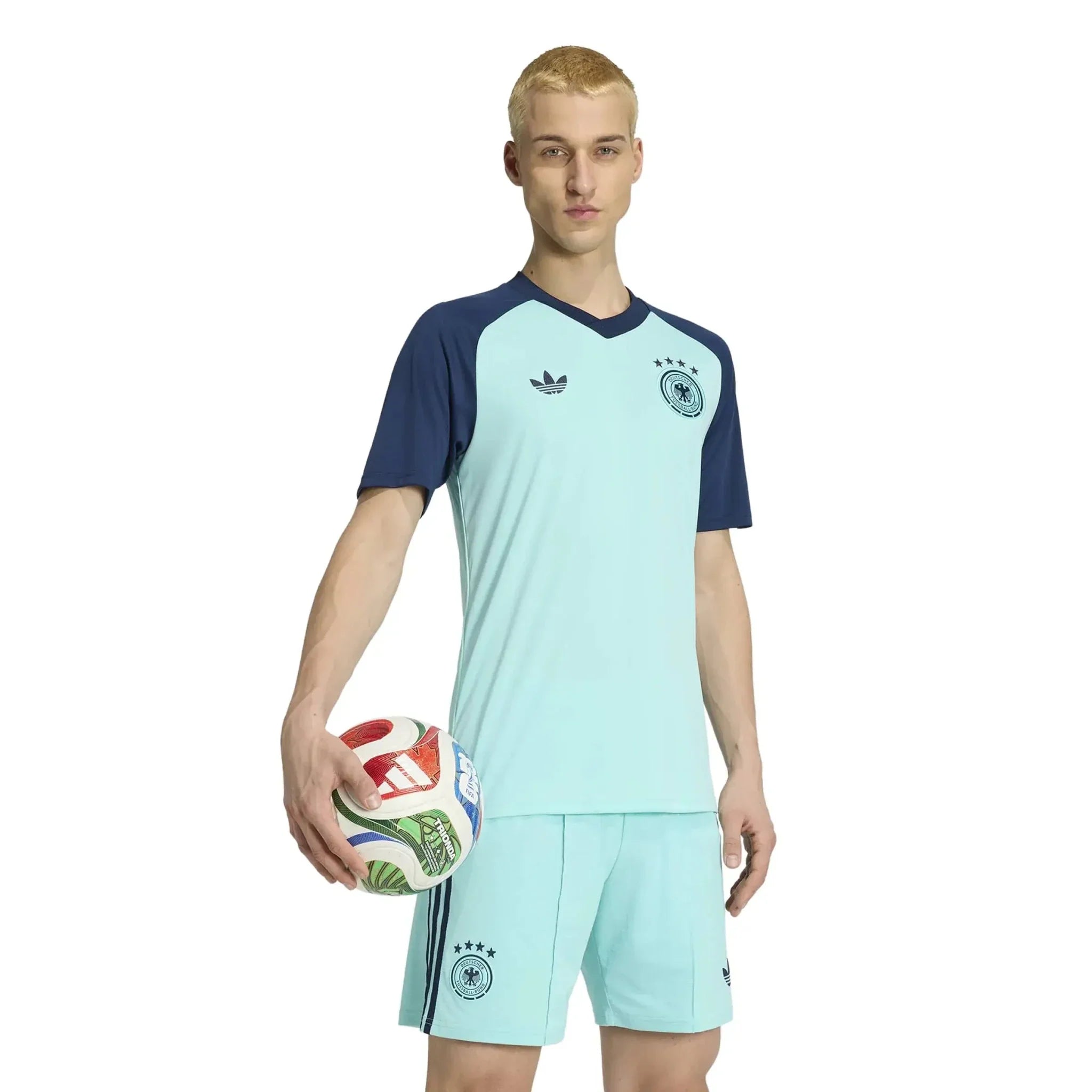 adidas 2026 Germany Men's Away Pre-Match Soccer Jersey 3