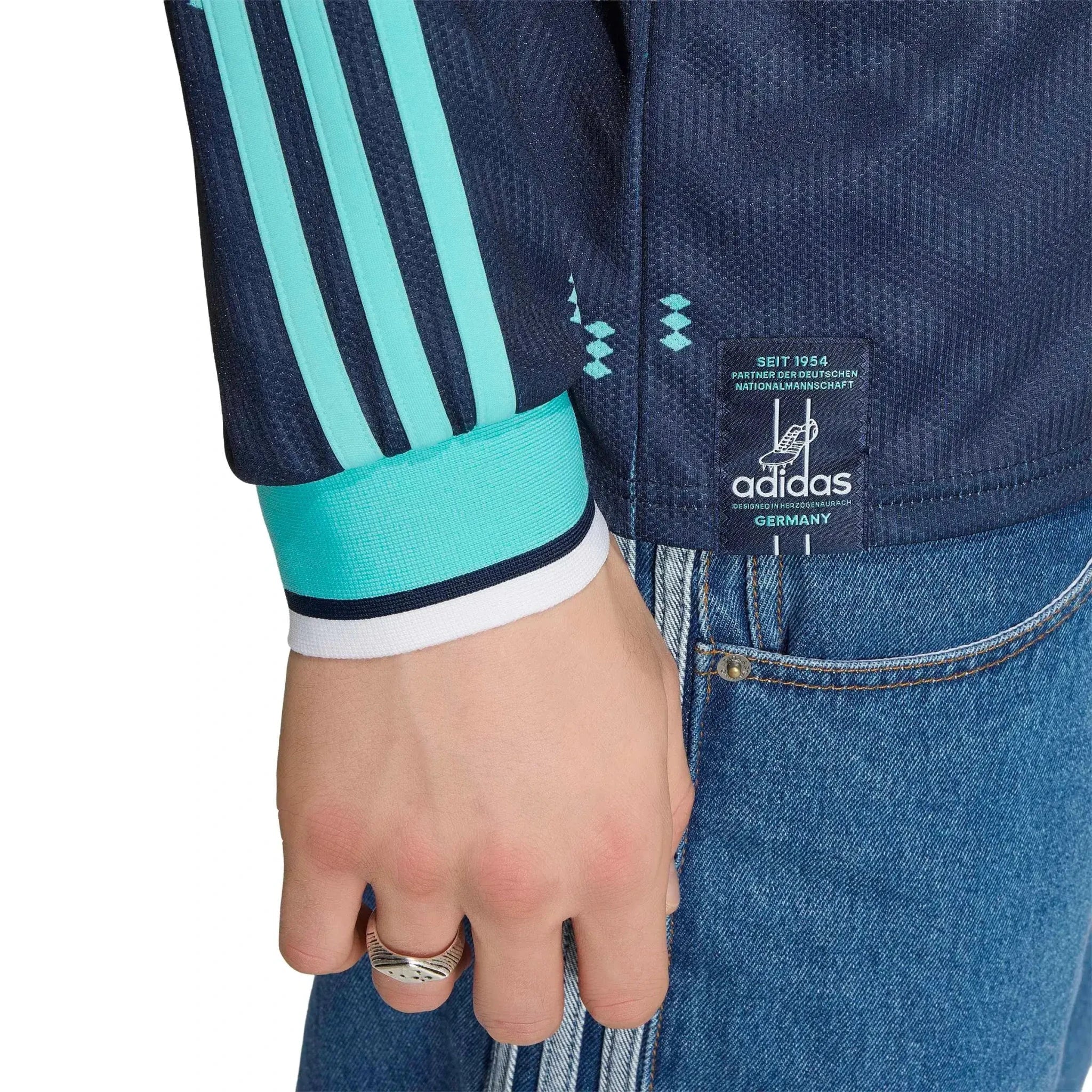 adidas 2026 Germany Men's Stadium Away Long-Sleeve Soccer Jersey 6