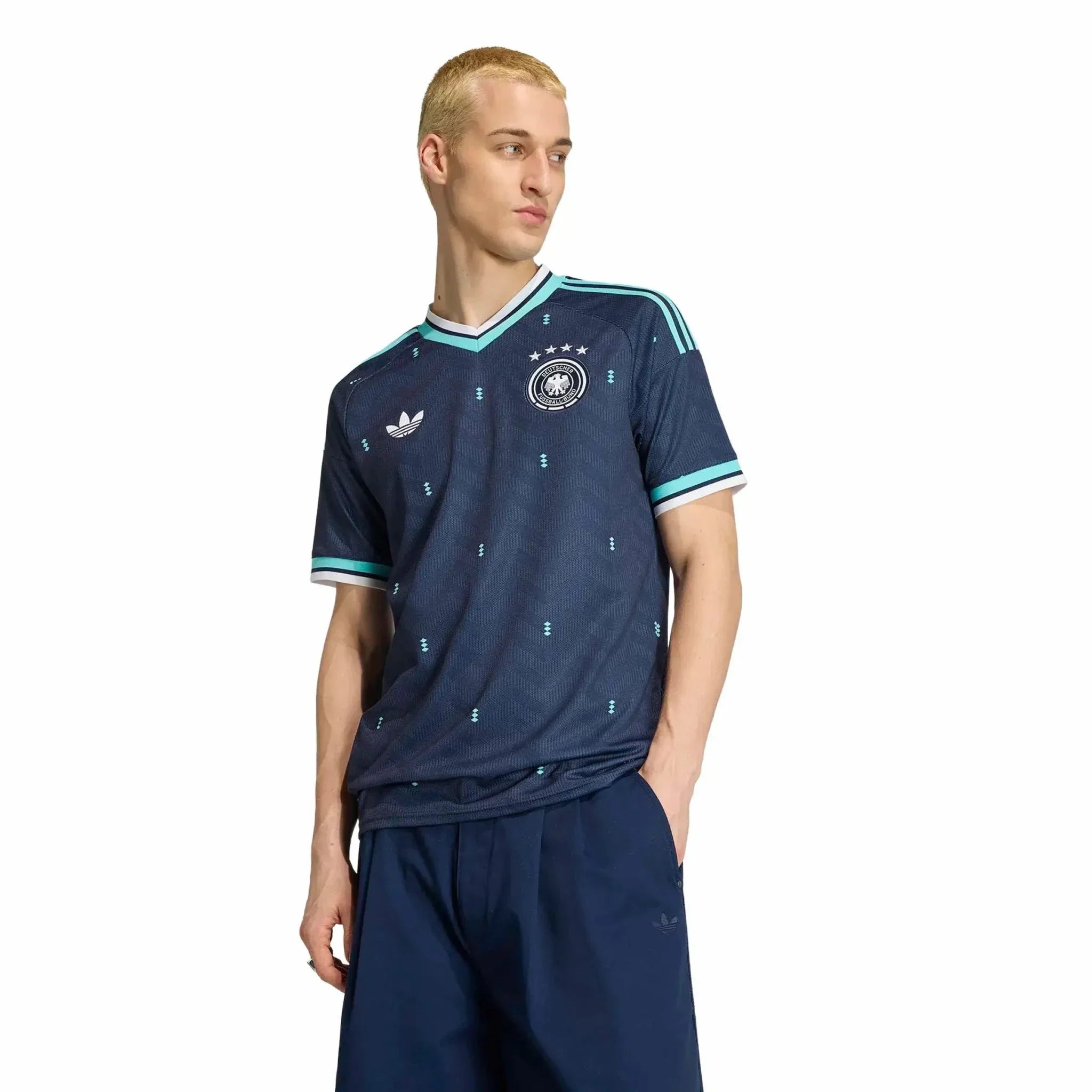 adidas 2026 Germany Men's Stadium Away Soccer Jersey 3
