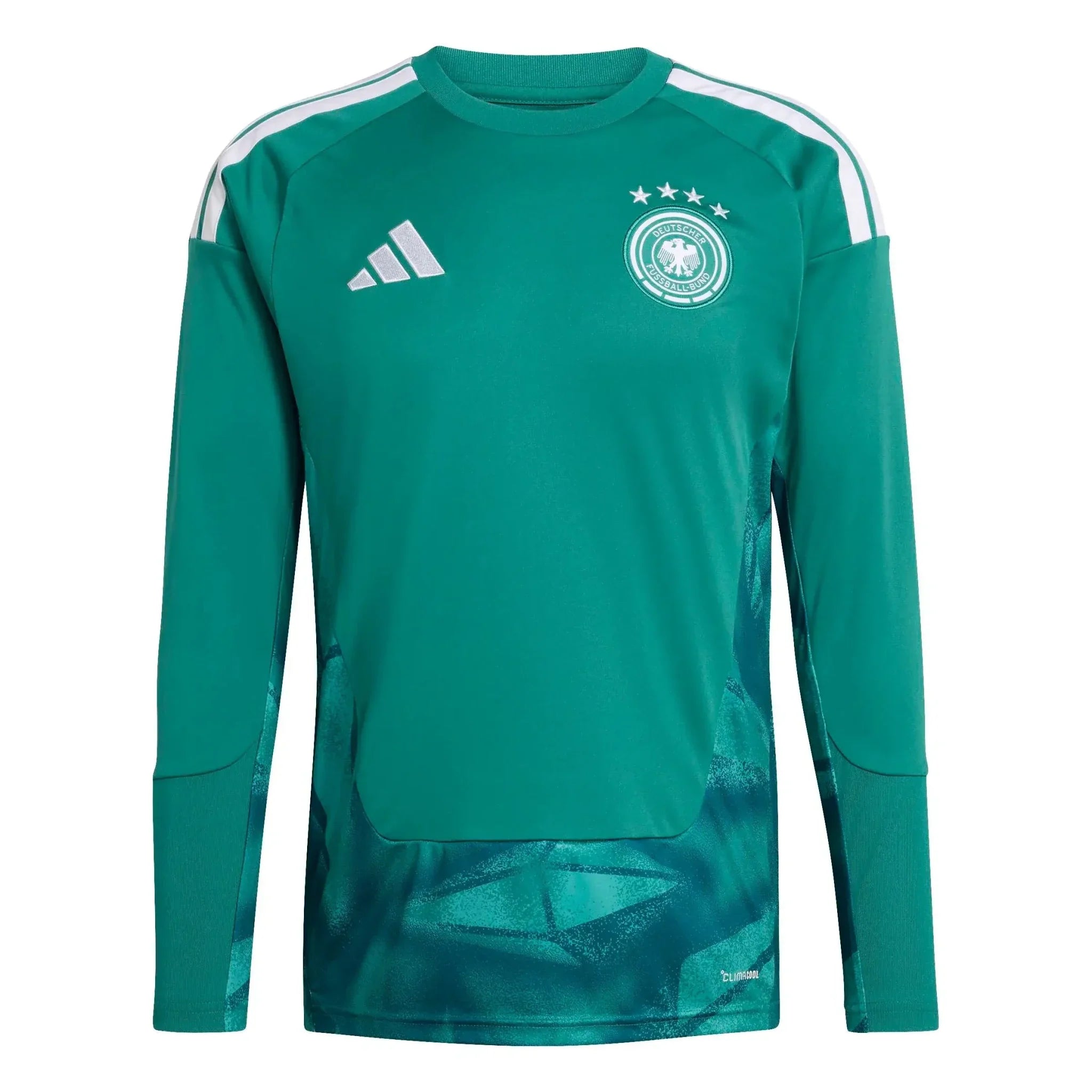 adidas 2026 Germany Men's Stadium Home Long-Sleeve Goalkeeper Soccer Jersey 1
