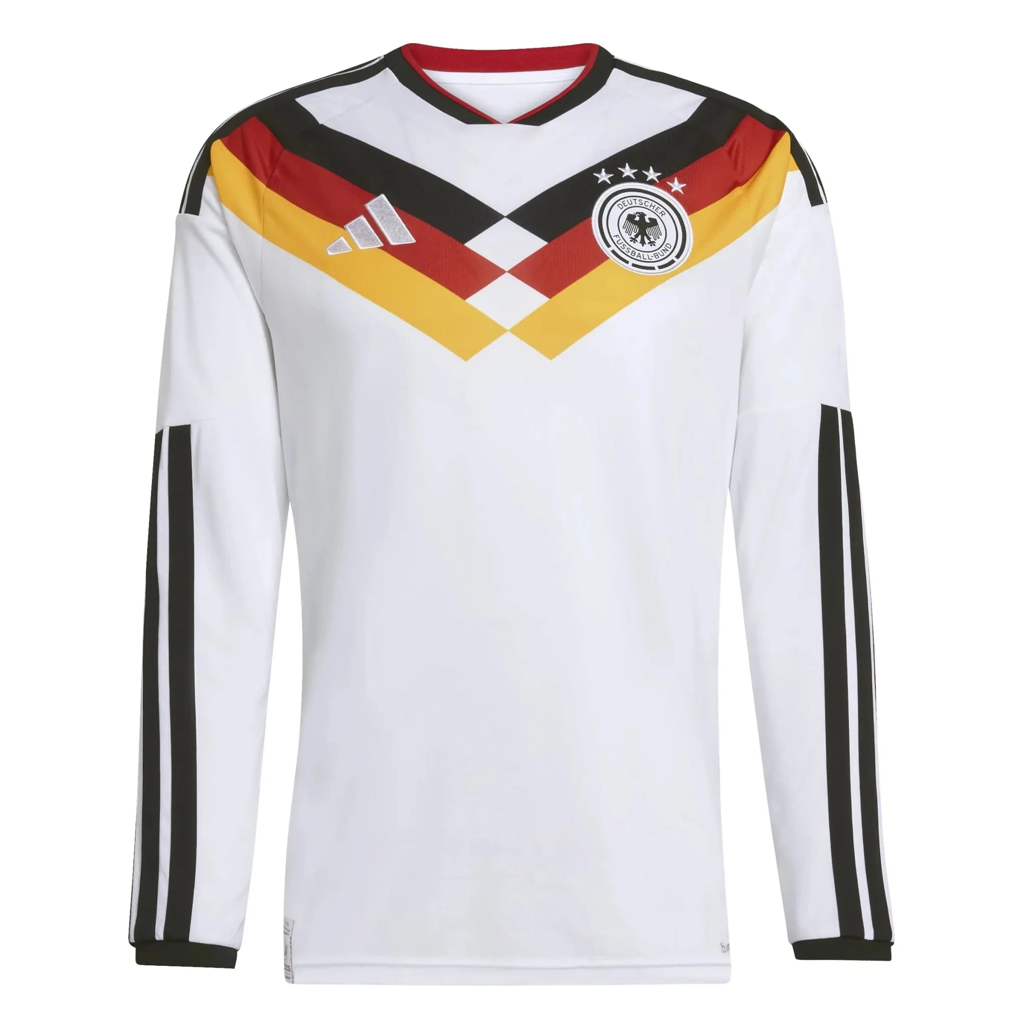 adidas 2026 Germany Men's Stadium Home Long-Sleeve Soccer Jersey 1