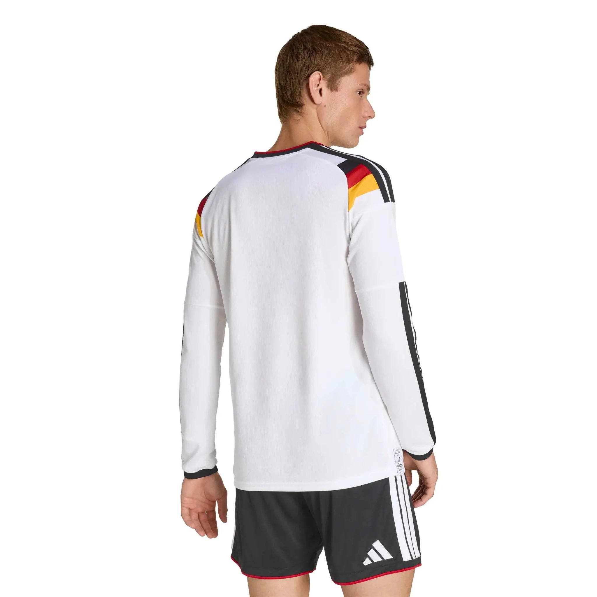 adidas 2026 Germany Men's Stadium Home Long-Sleeve Soccer Jersey 4