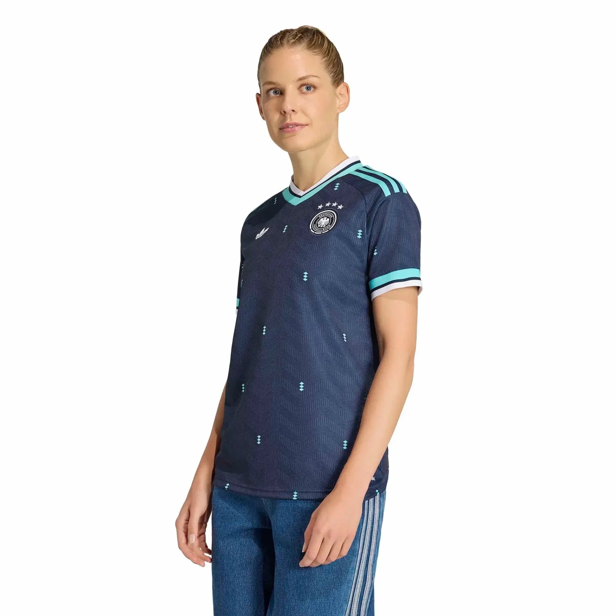 adidas 2026 Germany Women's Stadium Away Soccer Jersey 3