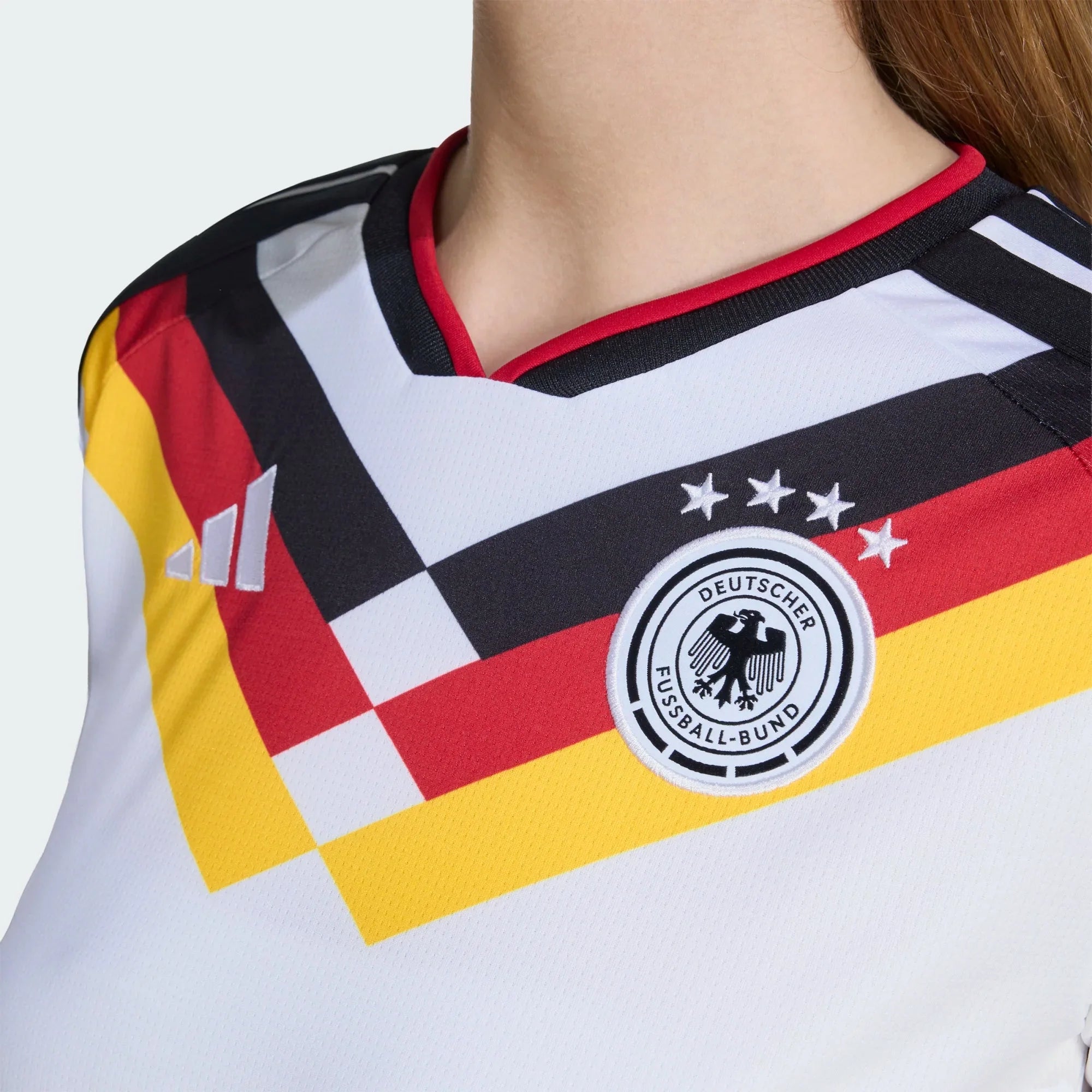 adidas 2026 Germany Women's Stadium Home Soccer Jersey 5