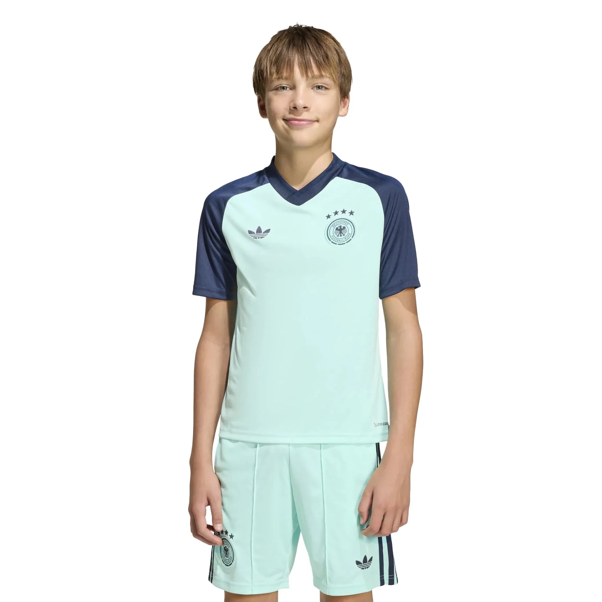 adidas 2026 Germany Youth Away Pre-Match Soccer Jersey 5