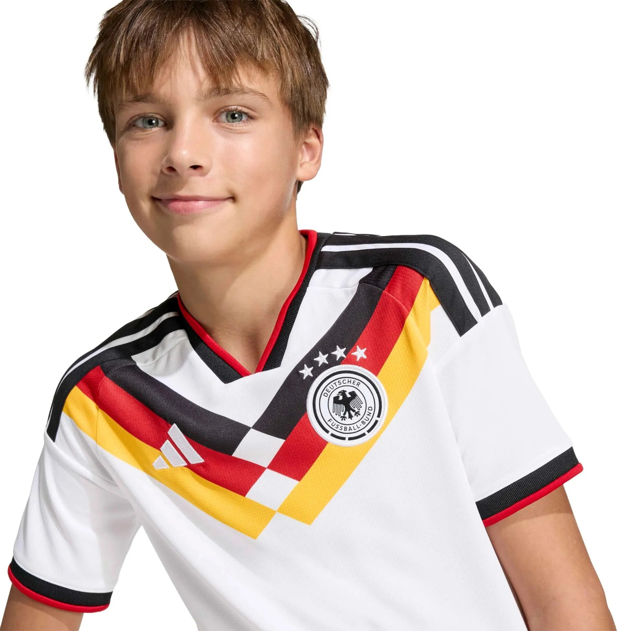 adidas 2026 Germany Youth Stadium Home Soccer Jersey 5