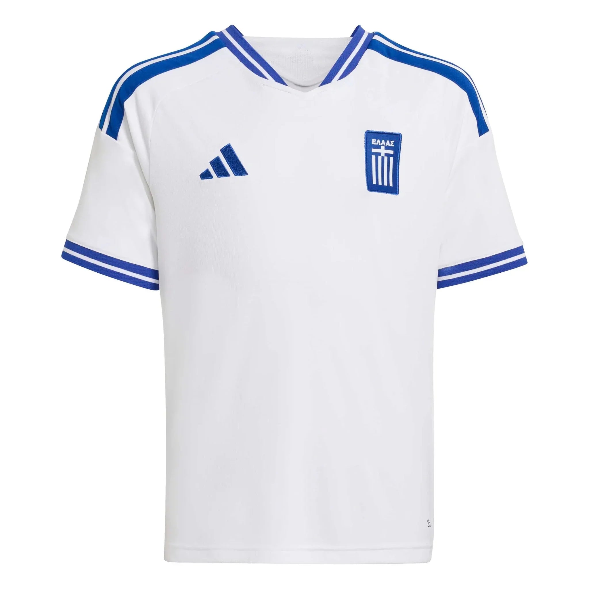 adidas 2026 Greece Youth Stadium Home Soccer Jersey 1