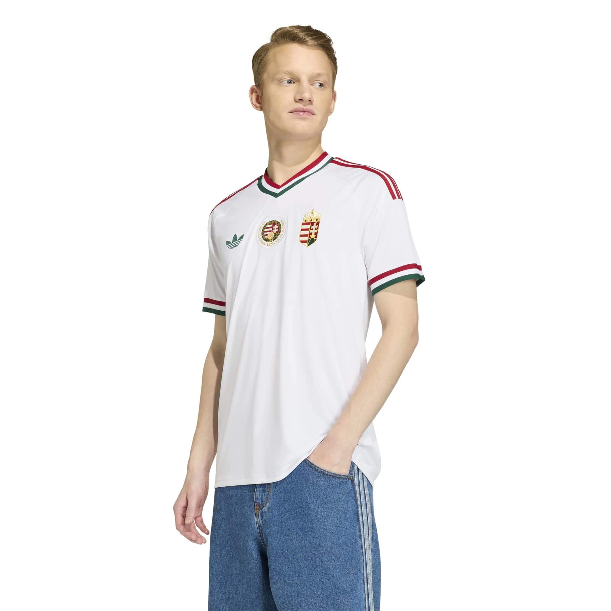 adidas 2026 Hungary Men's Stadium Away Soccer Jersey 3
