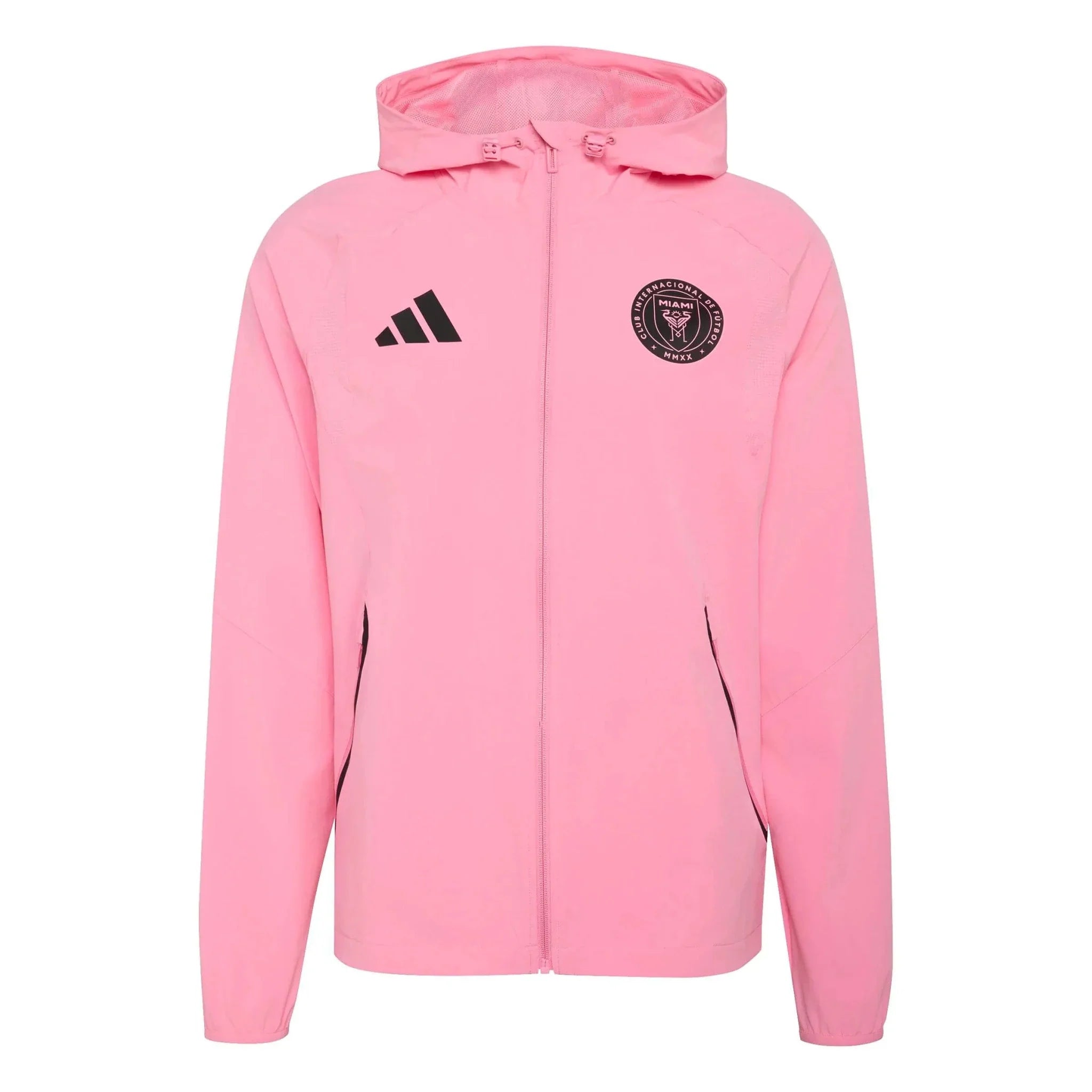 adidas 2026 Inter Miami Men's Travel Full-Zip Windbreaker 1