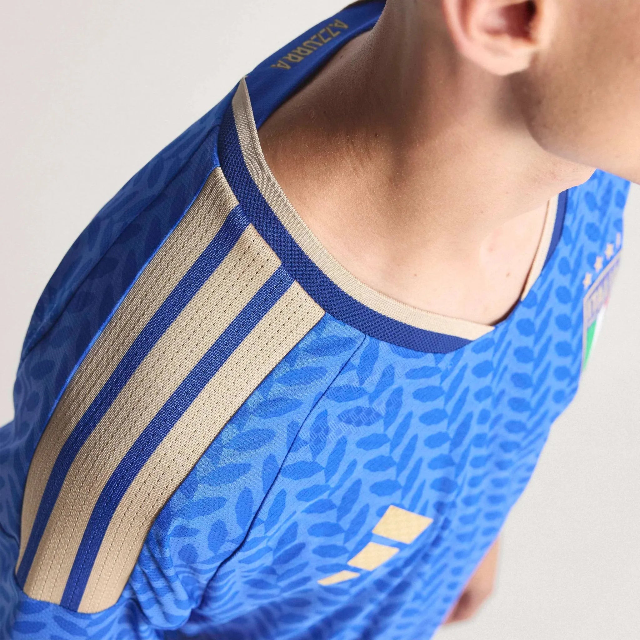 adidas 2026 Italy Men's Authentic Home Soccer Jersey 9