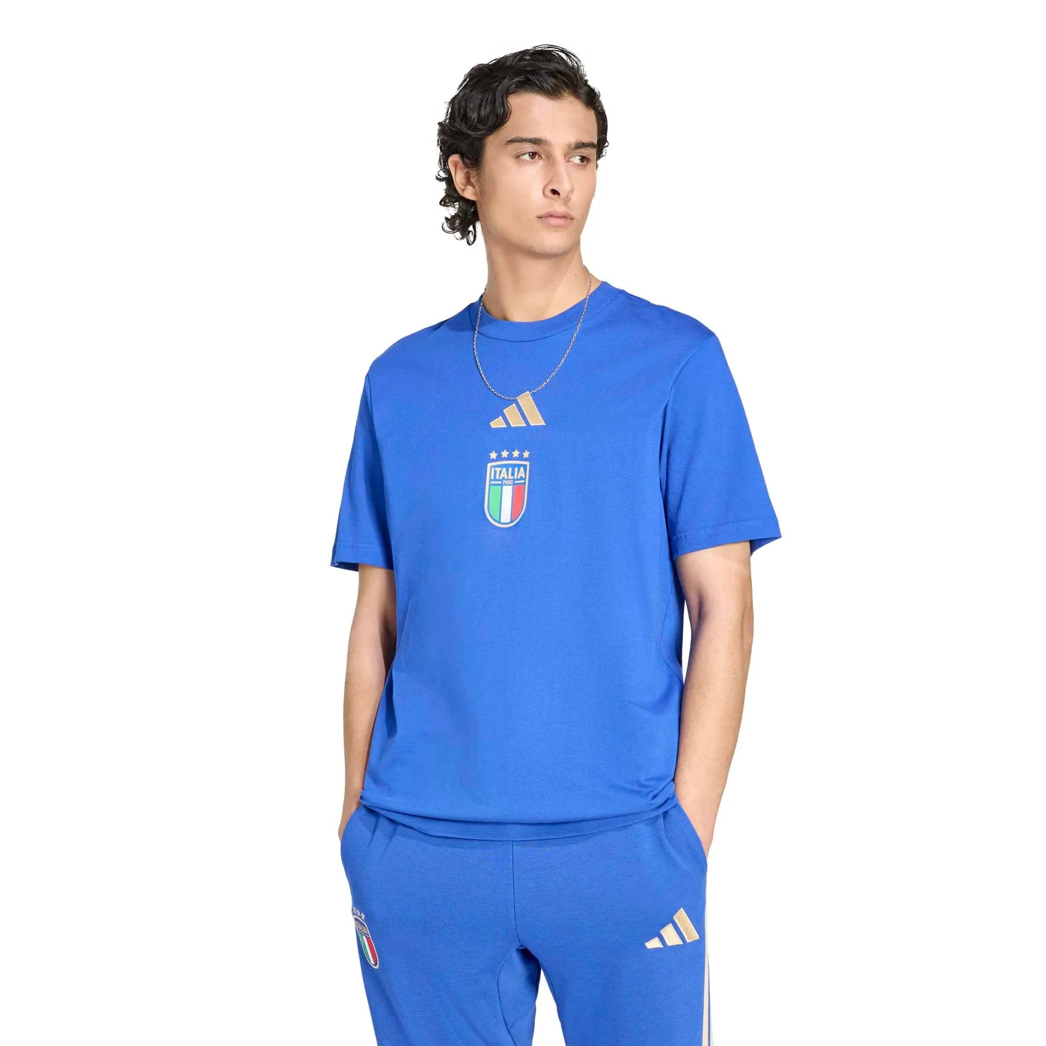 adidas 2026 Italy Men's DNA Graphic Tee 2