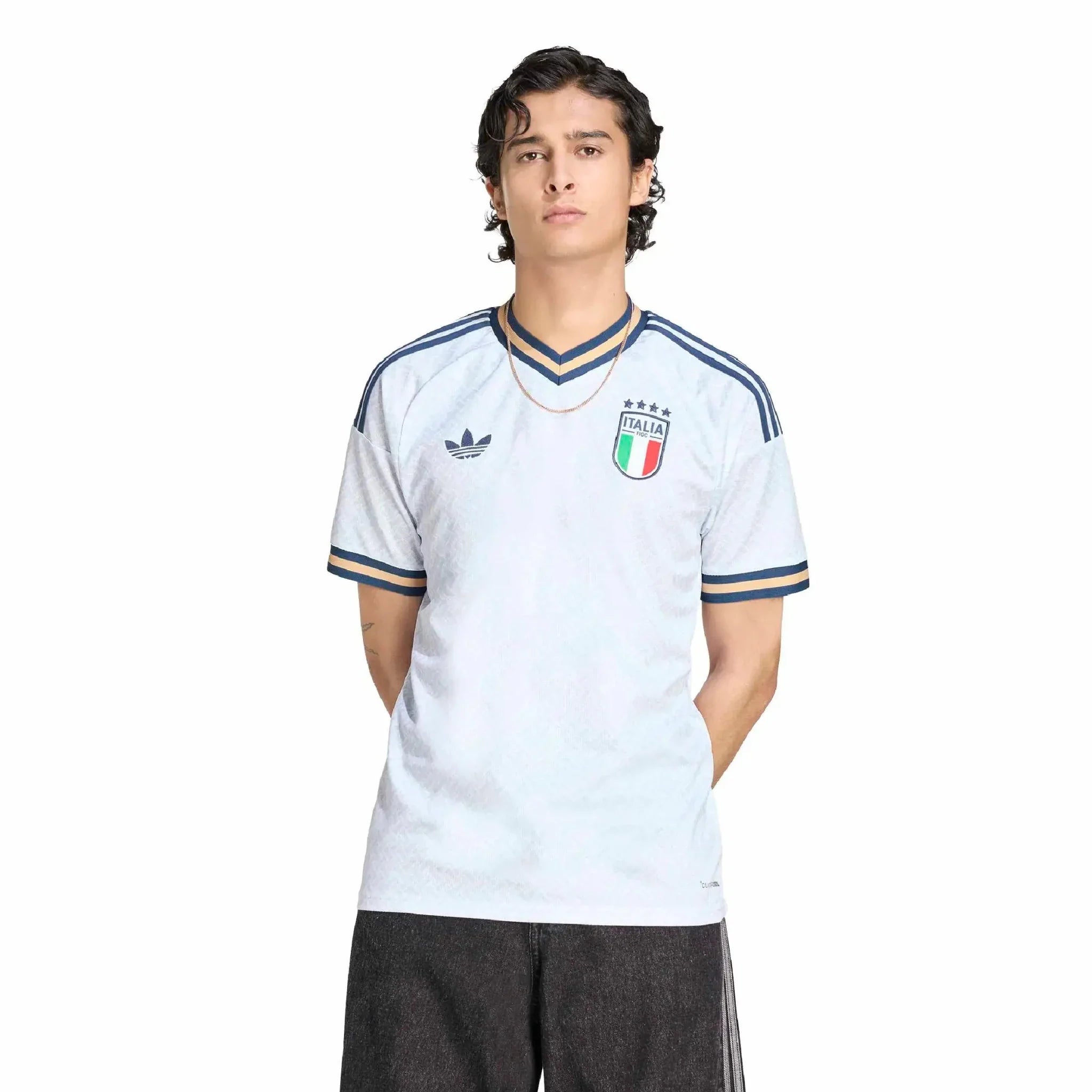 adidas 2026 Italy Men's Stadium Away Soccer Jersey 3