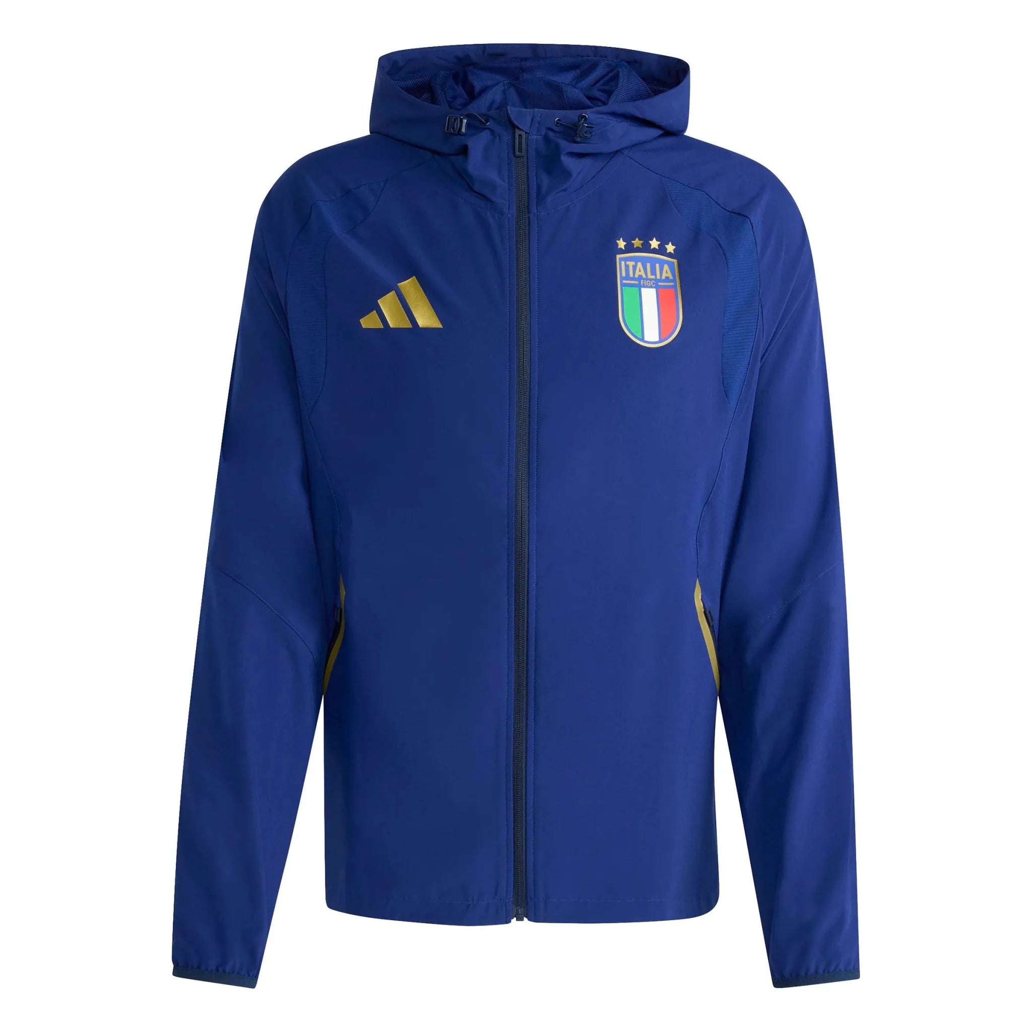 adidas 2026 Italy Men's Tiro Travel Full Zip Windbreaker 1
