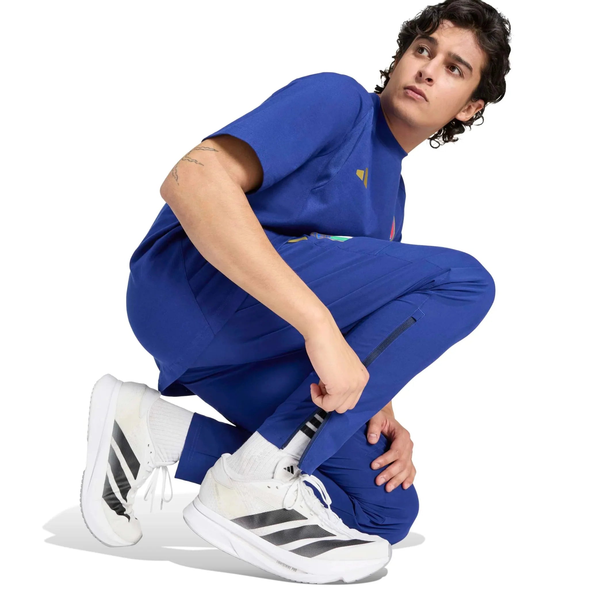 adidas 2026 Italy Men's Tiro Travel Pants 4