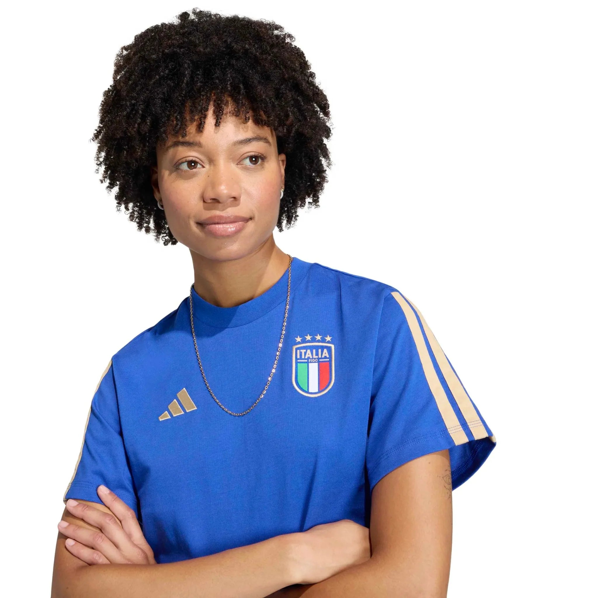 adidas 2026 Italy Women's DNA Tee 4