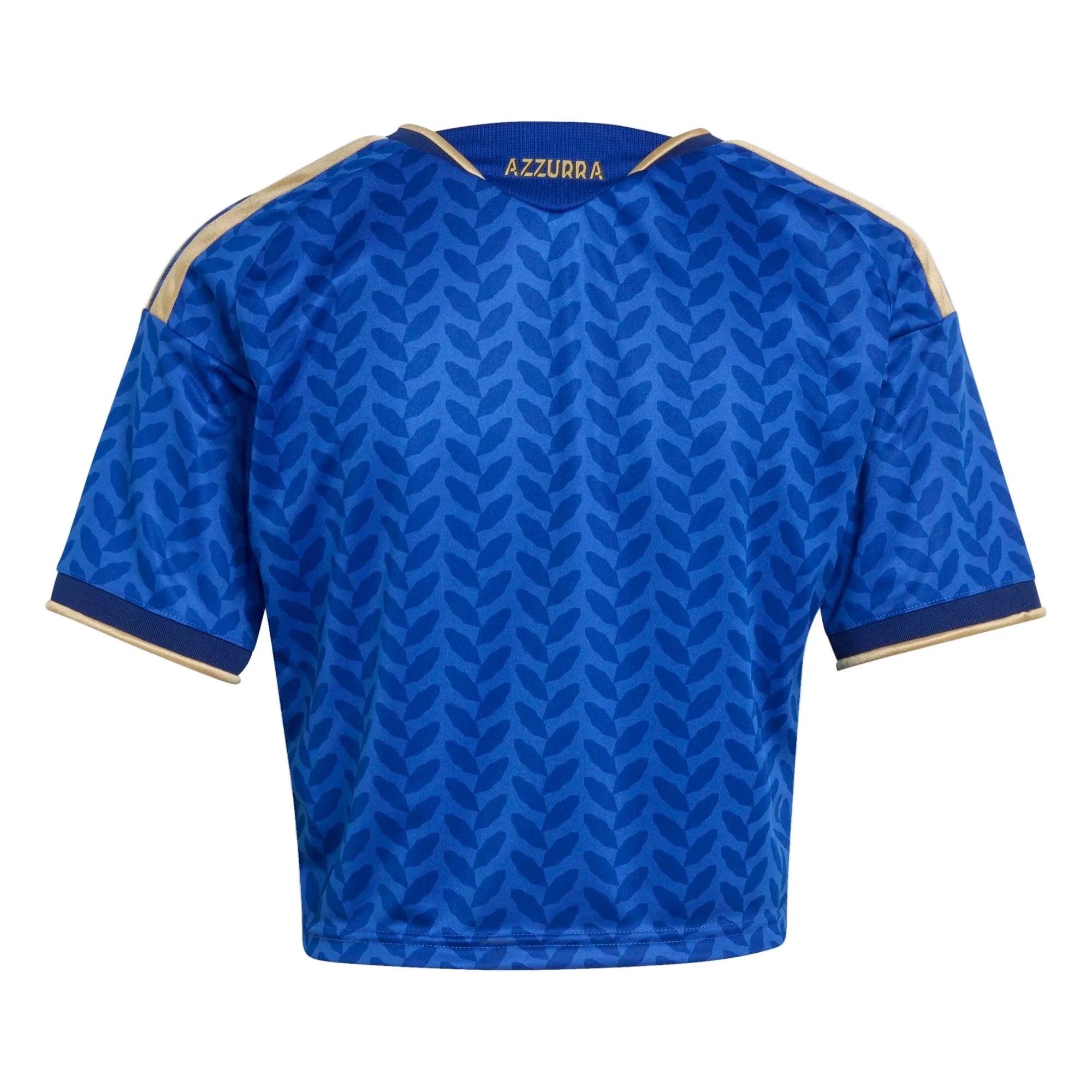 adidas 2026 Italy Women's Stadium Home Cropped Soccer Jersey 2