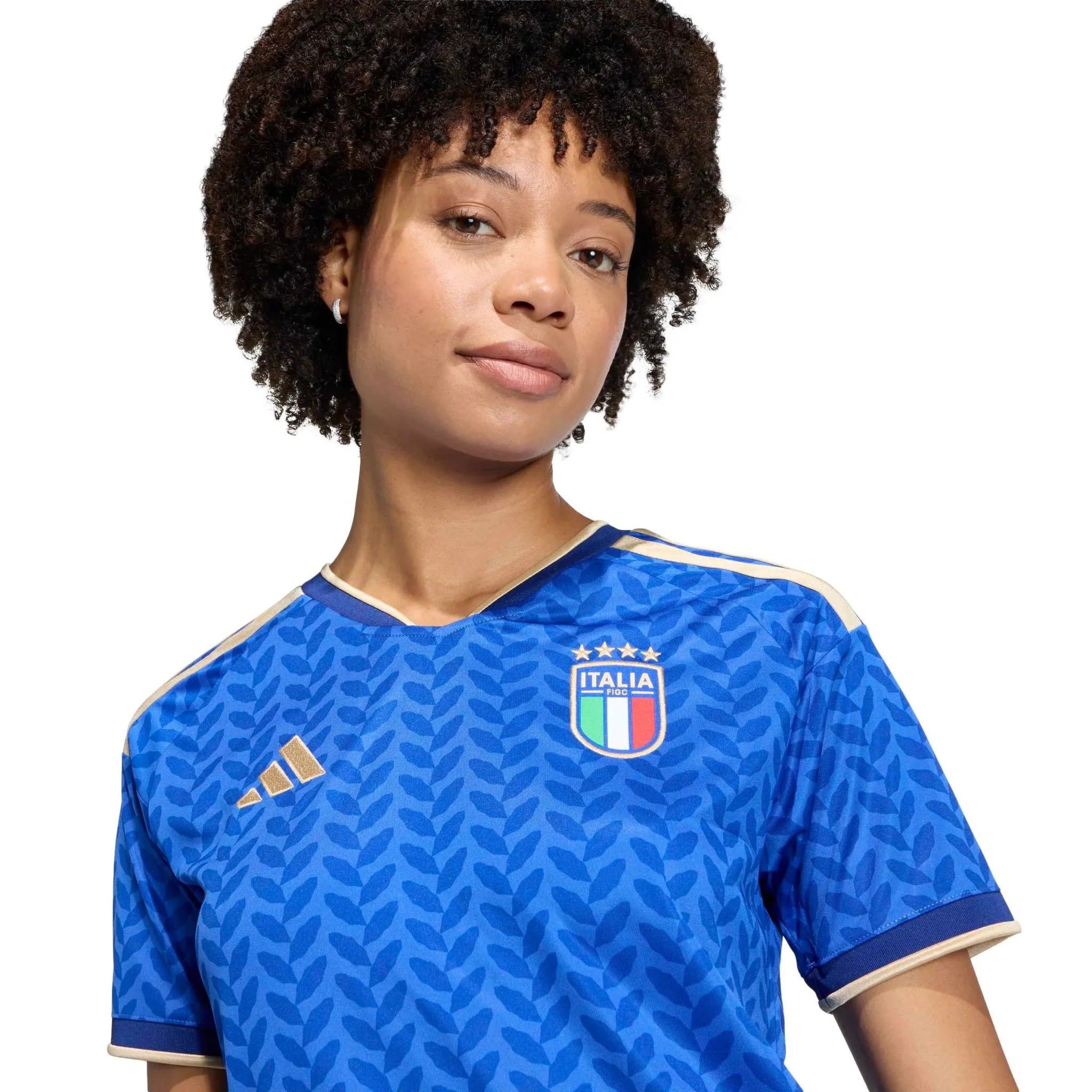 adidas 2026 Italy Women's Stadium Home Soccer Jersey 5