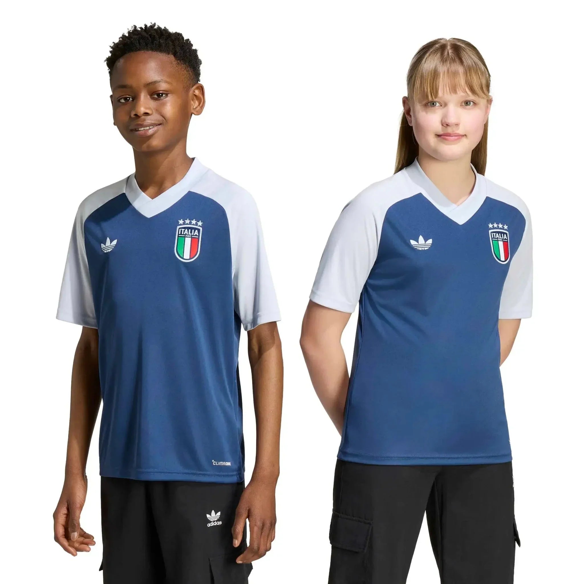 adidas 2026 Italy Youth Away Pre-Match Soccer Jersey 8