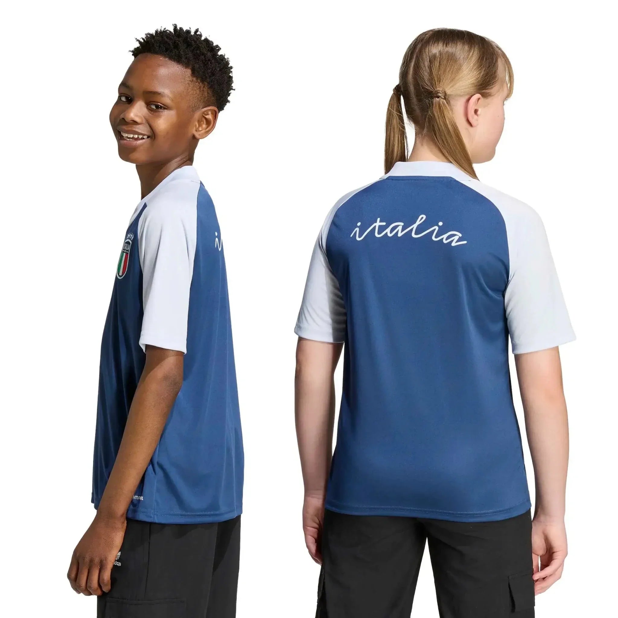 adidas 2026 Italy Youth Away Pre-Match Soccer Jersey 9