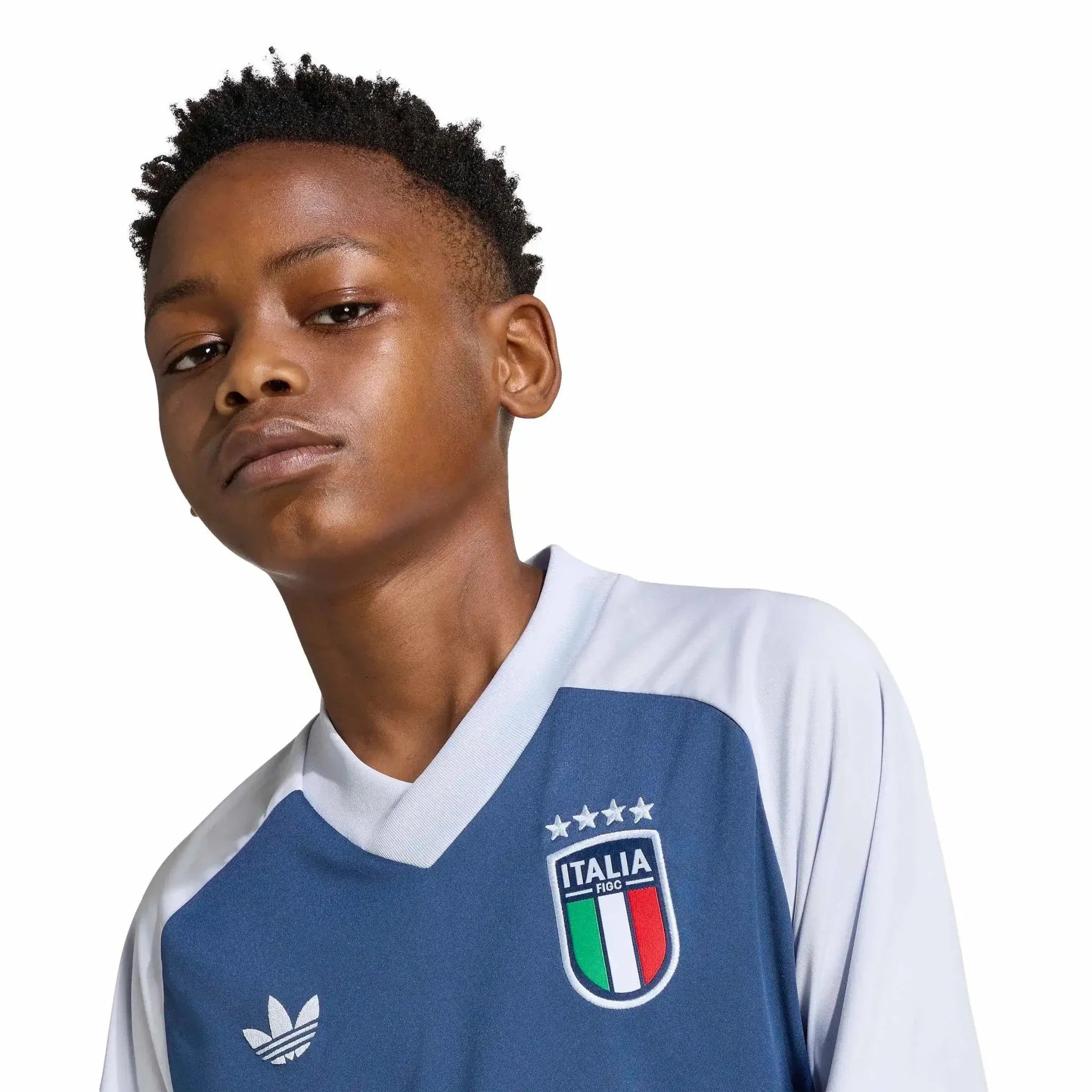 adidas 2026 Italy Youth Away Pre-Match Soccer Jersey 3