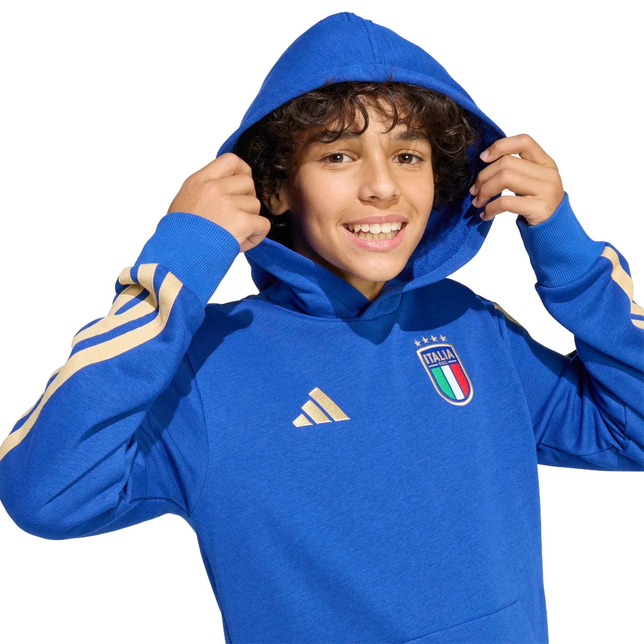 adidas 2026 Italy Youth DNA Hoodie 3
