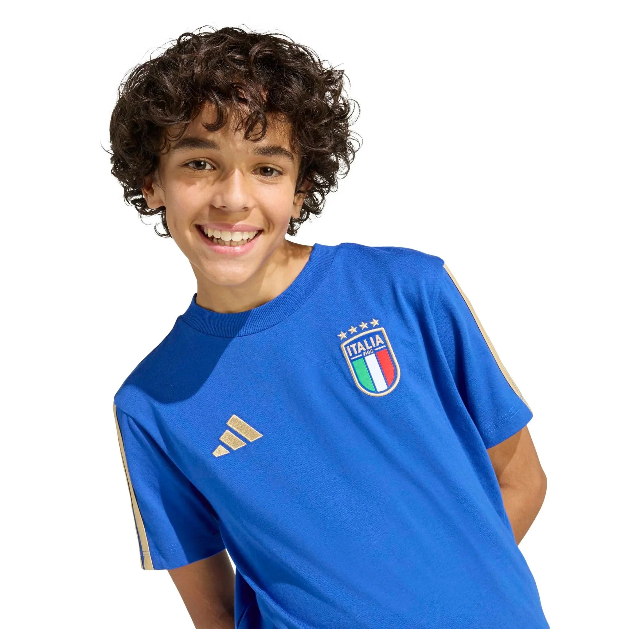 adidas 2026 Italy Youth DNA Tee 5