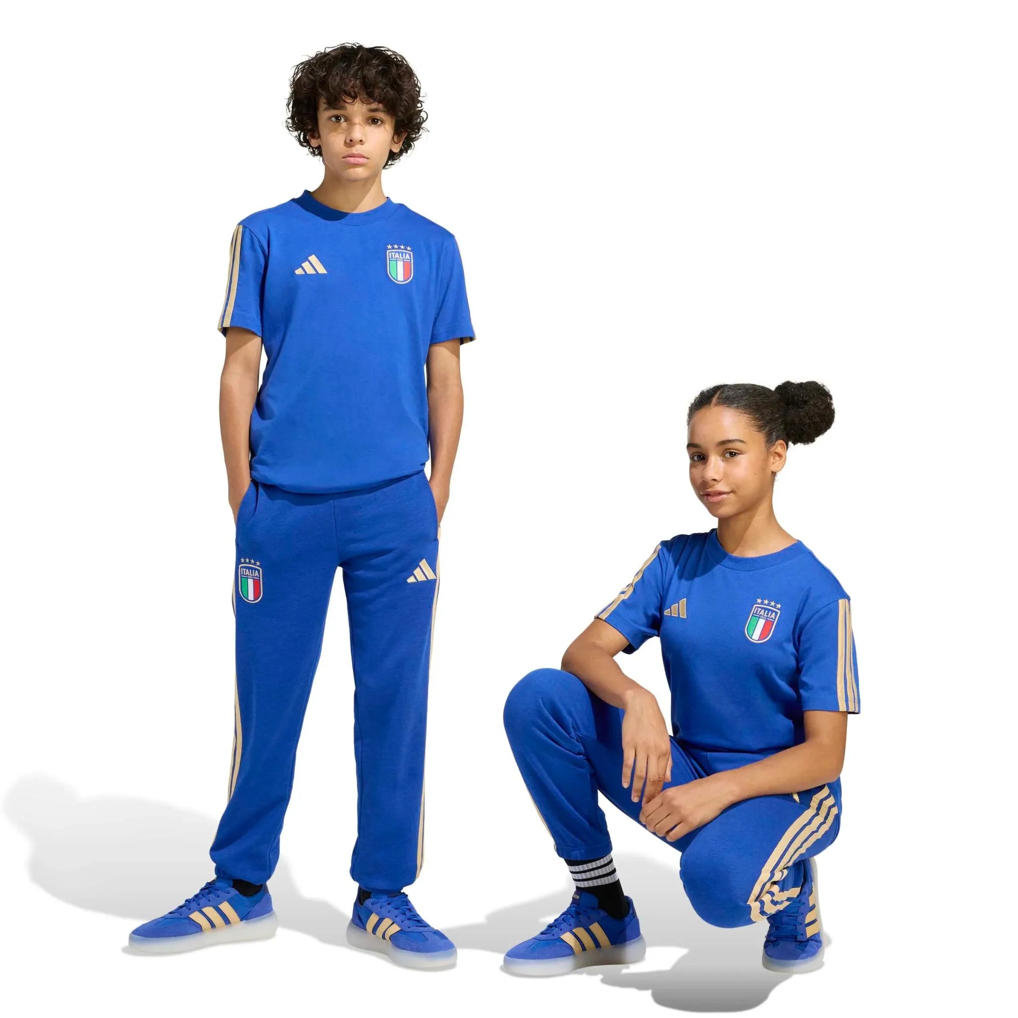adidas 2026 Italy Youth Pants 6